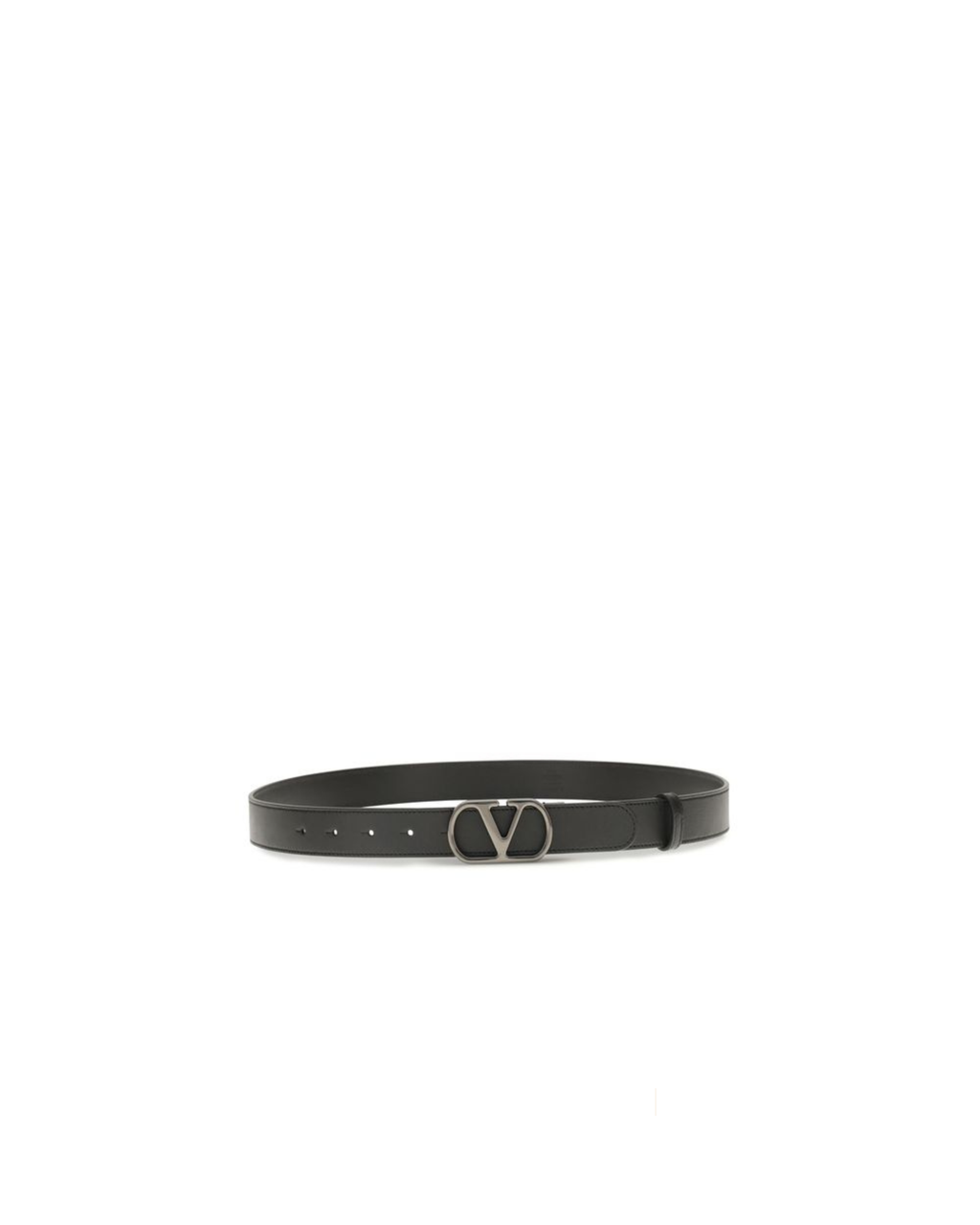 Valentino Garavani – Cintura VLogo Signature in Pelle Black/Black