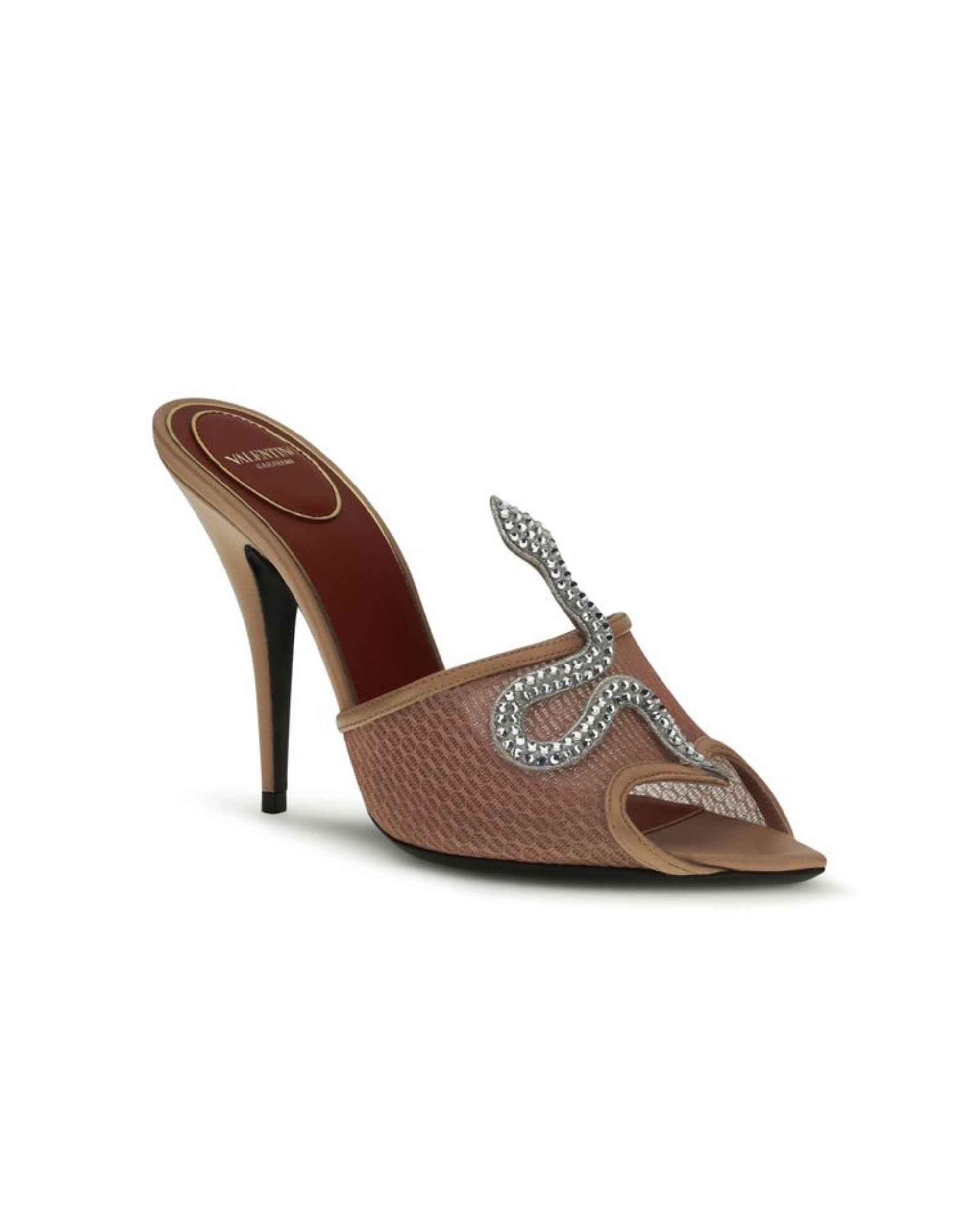 Valentino Garavani – Coeur Vipère Crystal Sandals