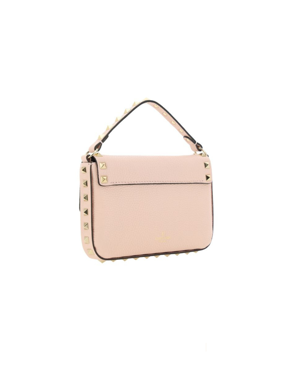 Valentino Garavani – Mini Rockstud Shoulder Bag in Pelle Rosa Cipria