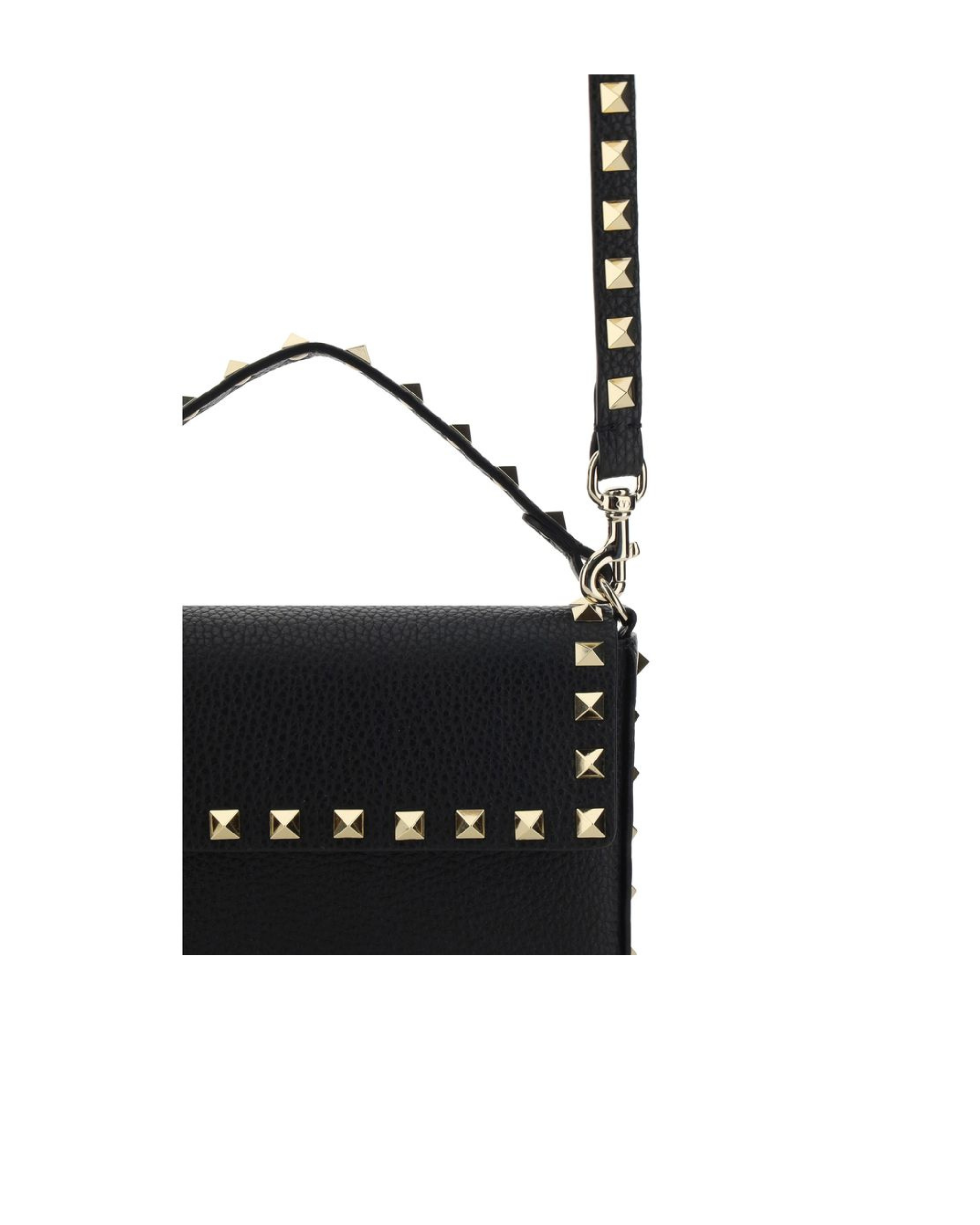 Valentino Garavani – Mini Rockstud Shoulder Bag in Pelle Black