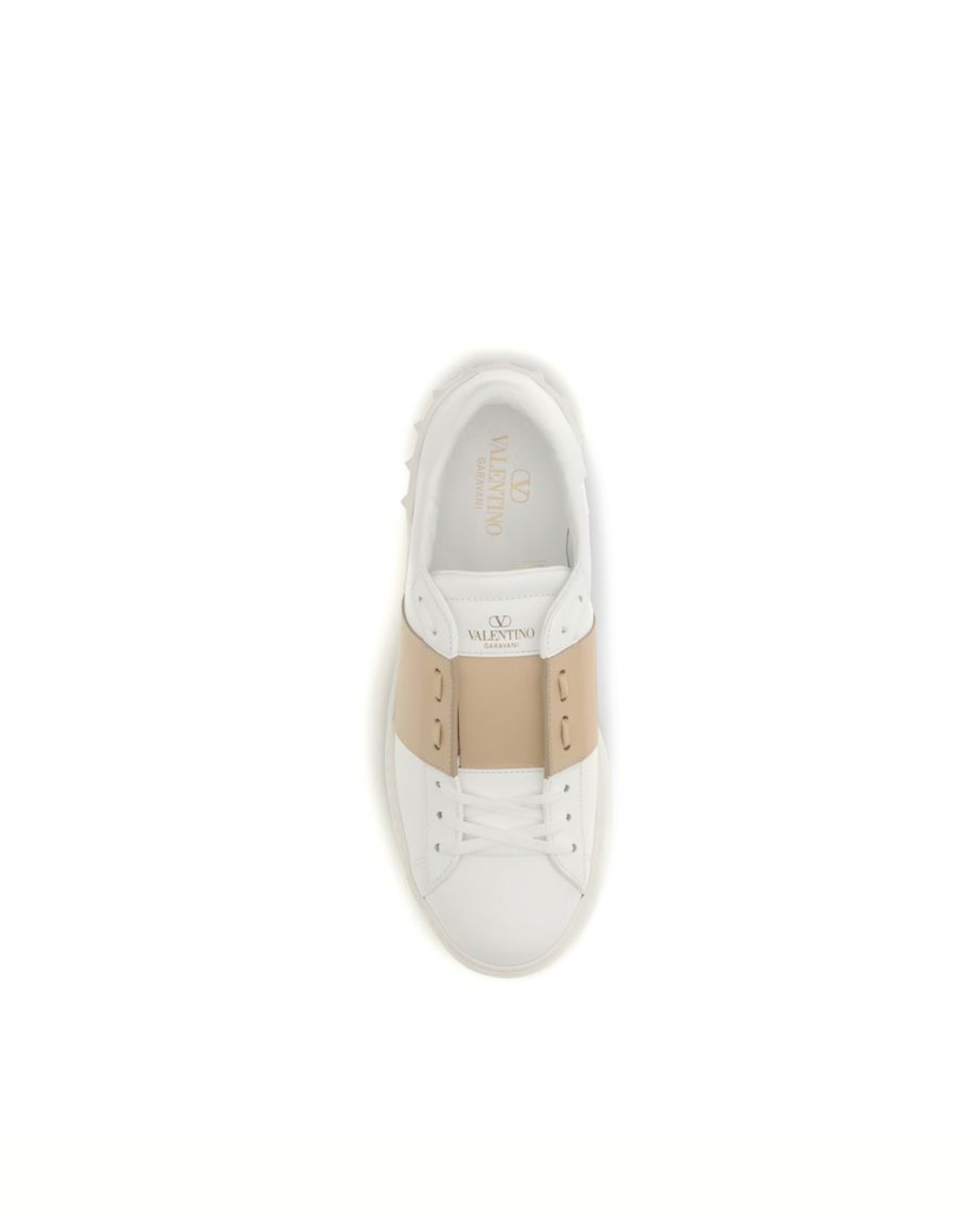Valentino Garavani - Open Sneakers Bianche e Beige