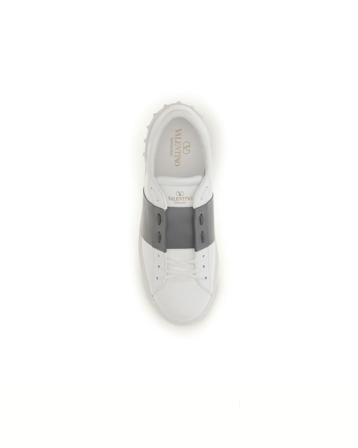 Valentino Garavani Open Sneakers Bianche in Pelle