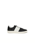 Valentino Garavani - Open Sneakers Nere e Bianche in Pelle