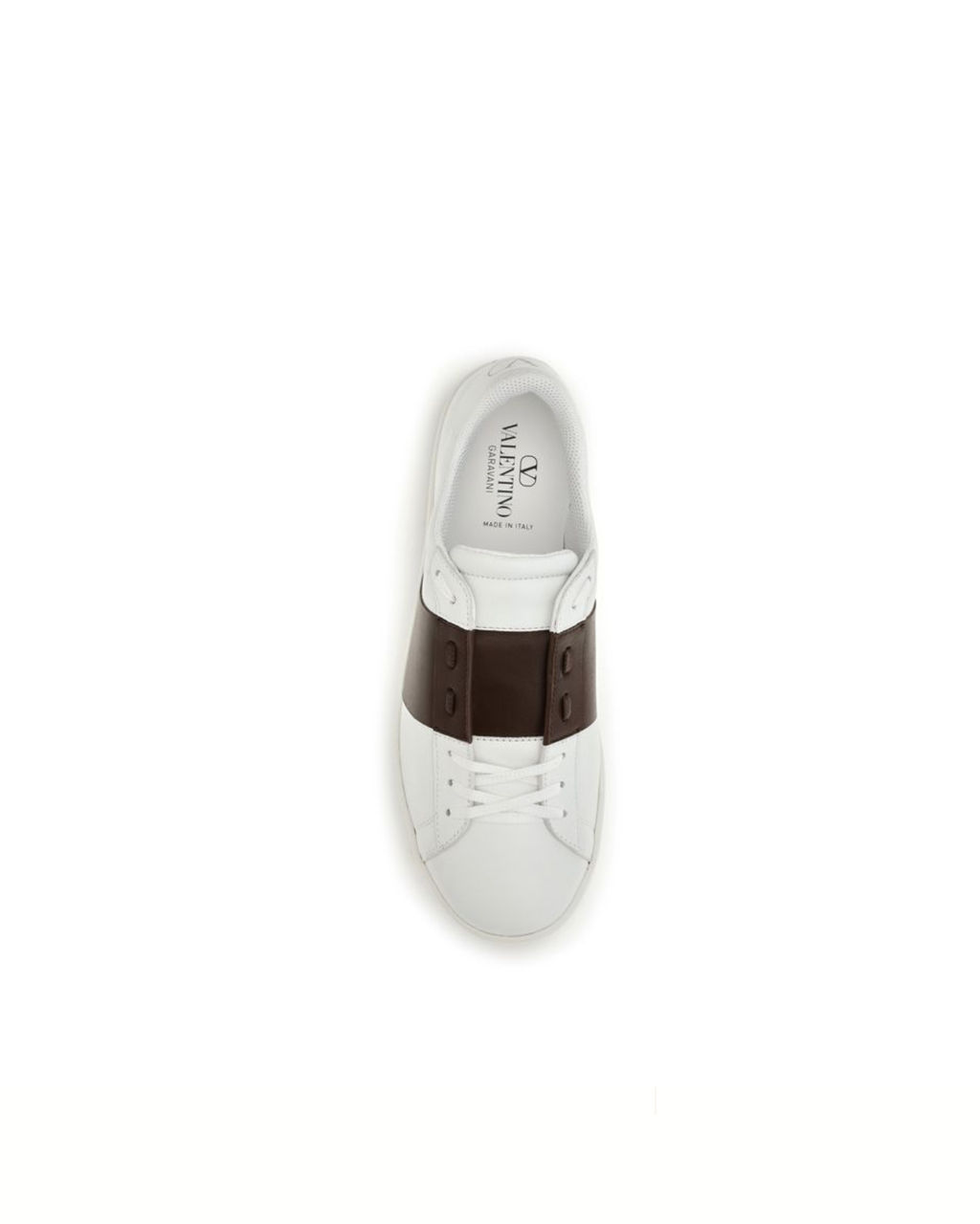 Valentino Garavani Open Sneakers White-Brown