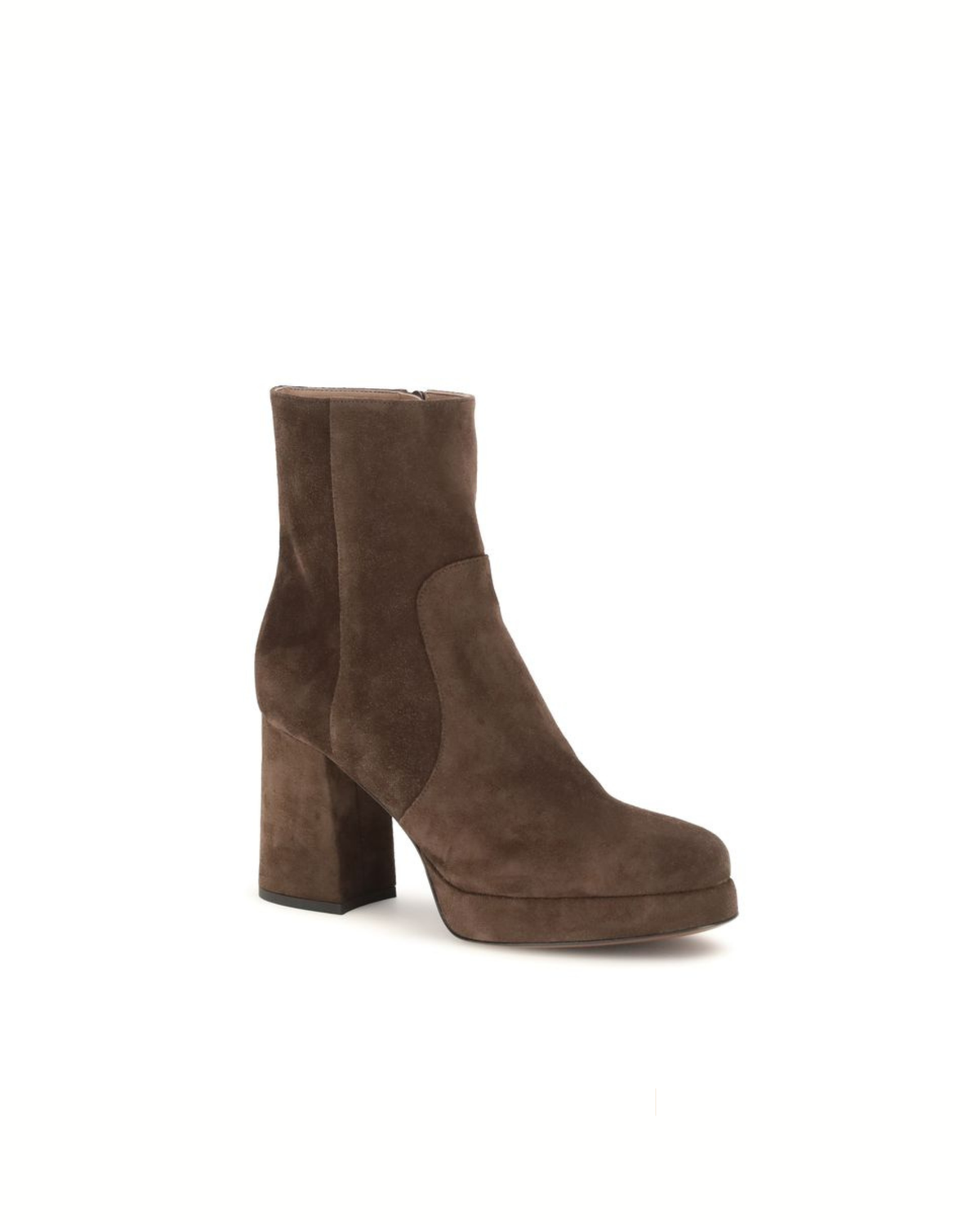 Valentino Garavani - Platform Ankle Boots in Suede Marrone