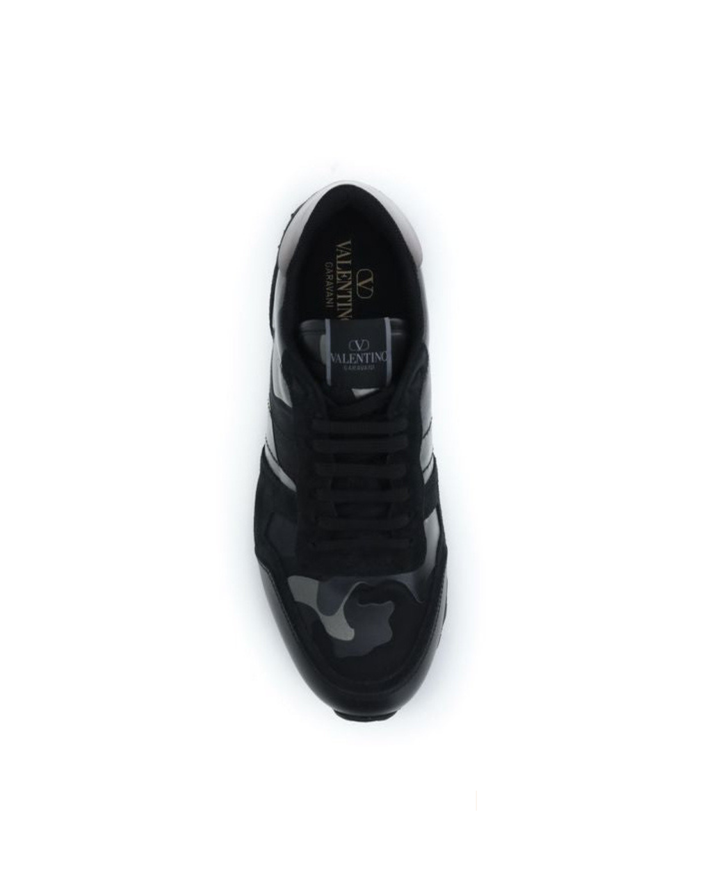 Valentino Garavani – Rockrunner Camouflage Sneakers Black