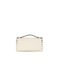 Valentino Garavani – Rockstud Chain Wallet in Pelle di Vitello Avorio