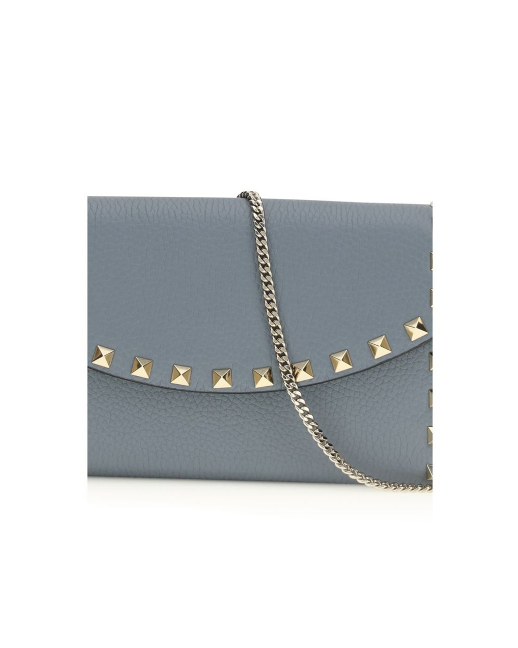 Valentino Garavani – Rockstud Chain Wallet Blu