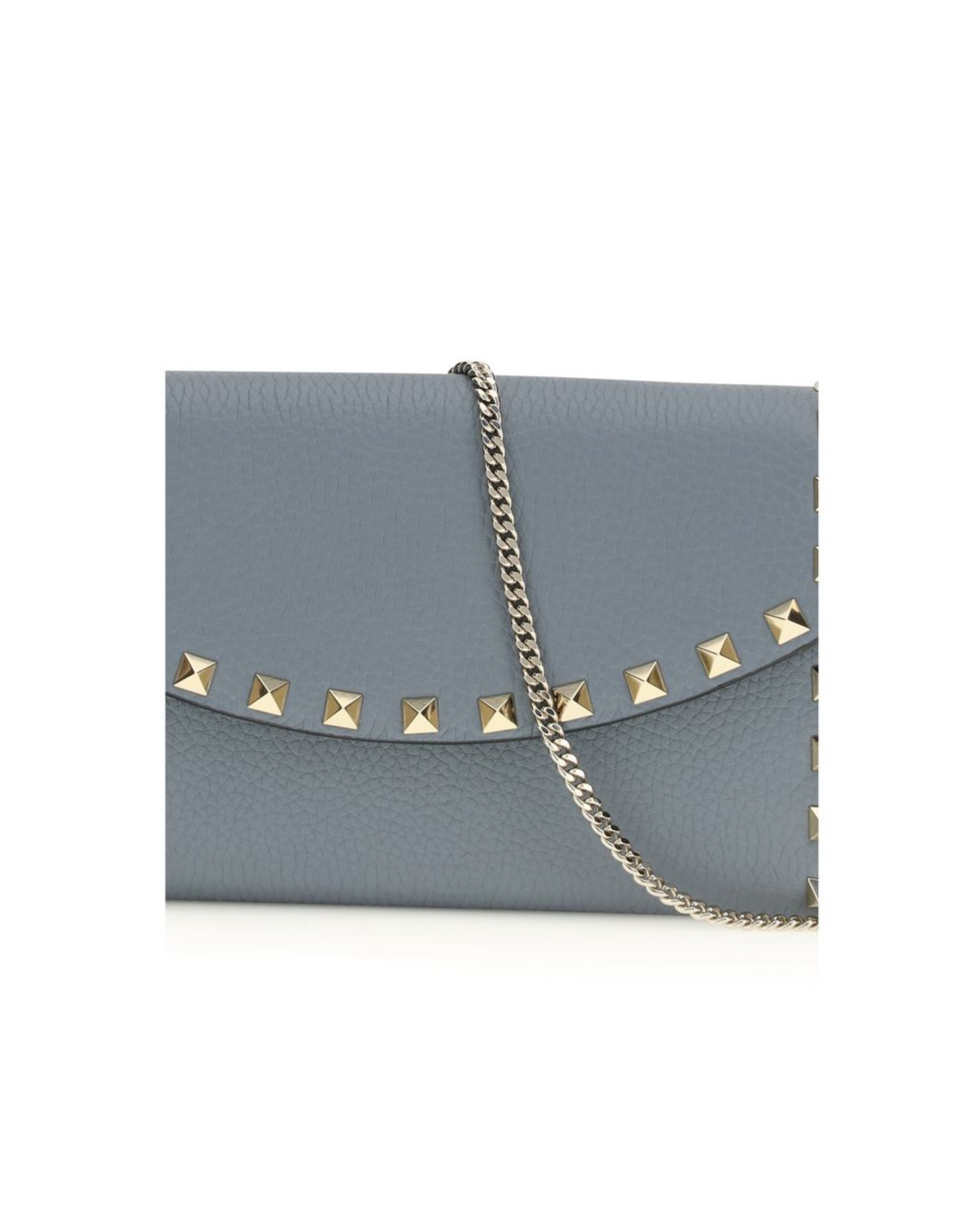 Valentino Garavani – Rockstud Chain Wallet Blu