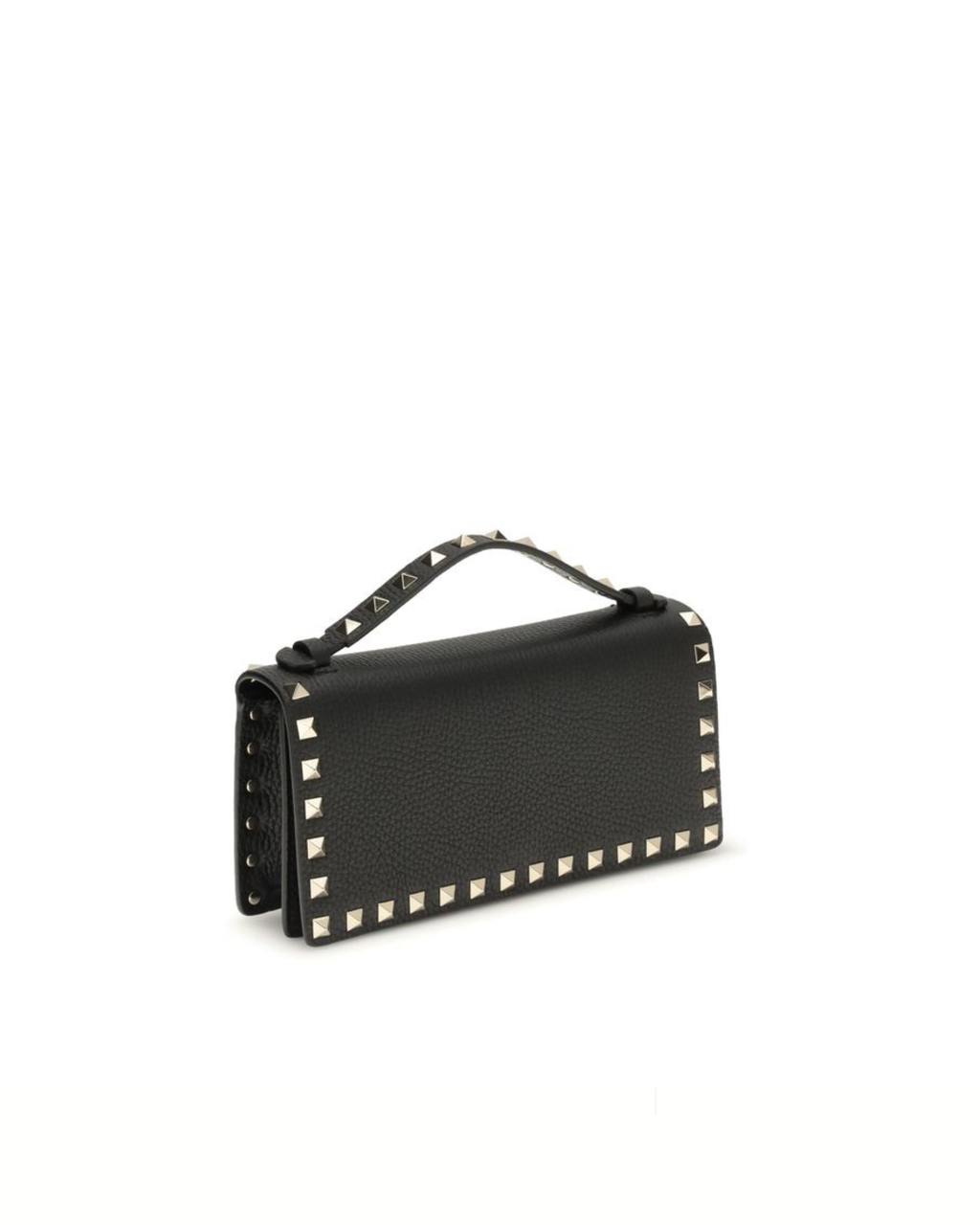 Valentino Garavani - Rockstud Chain Wallet in Pelle Nera