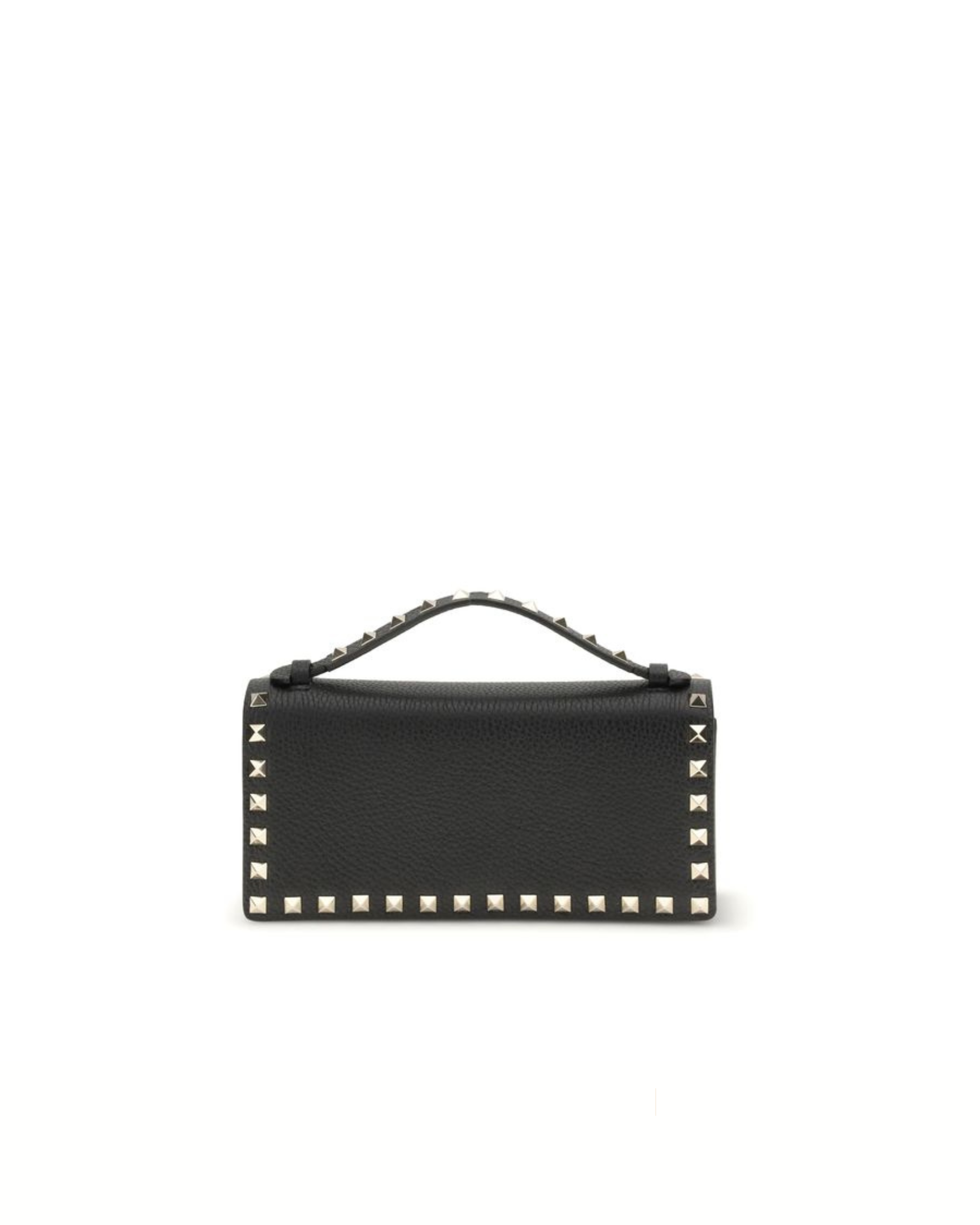 Valentino Garavani - Rockstud Chain Wallet in Pelle Nera