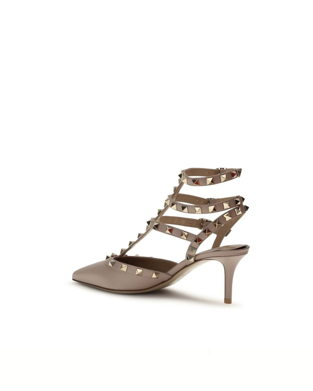 Valentino Garavani - Rockstud Pumps in Pelle beige