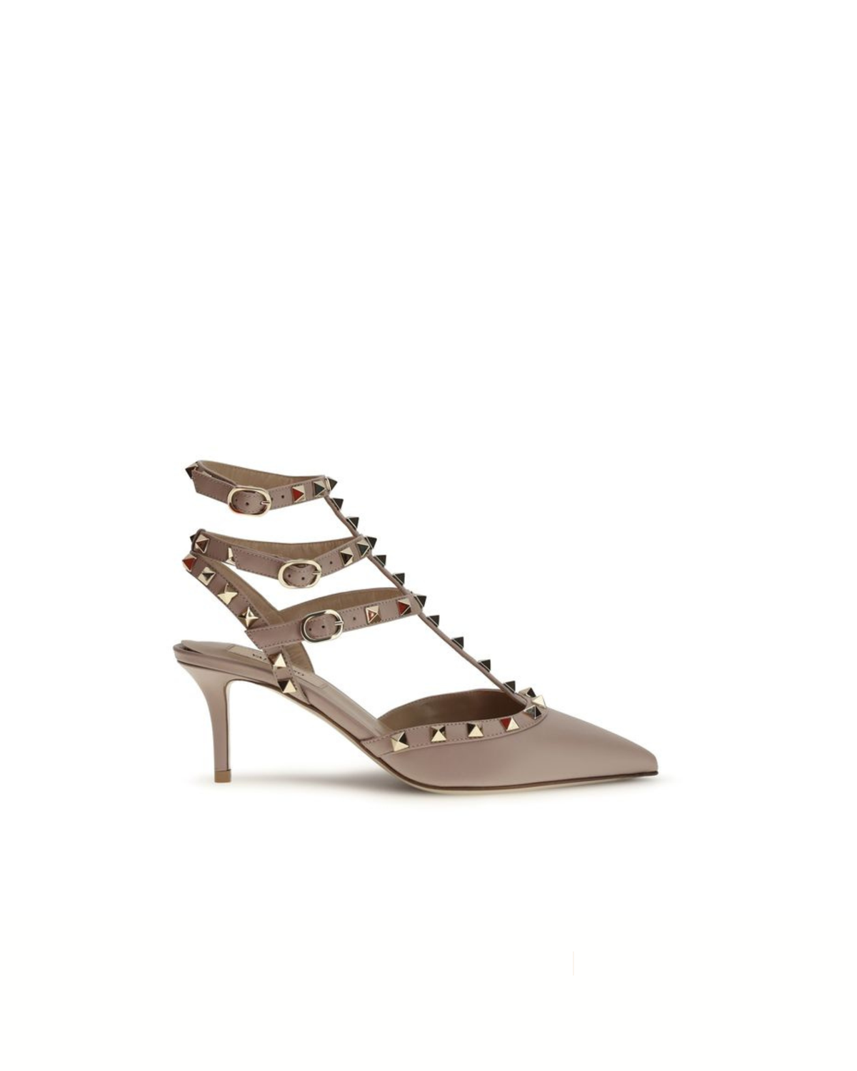 Valentino Garavani - Rockstud Pumps in Pelle beige