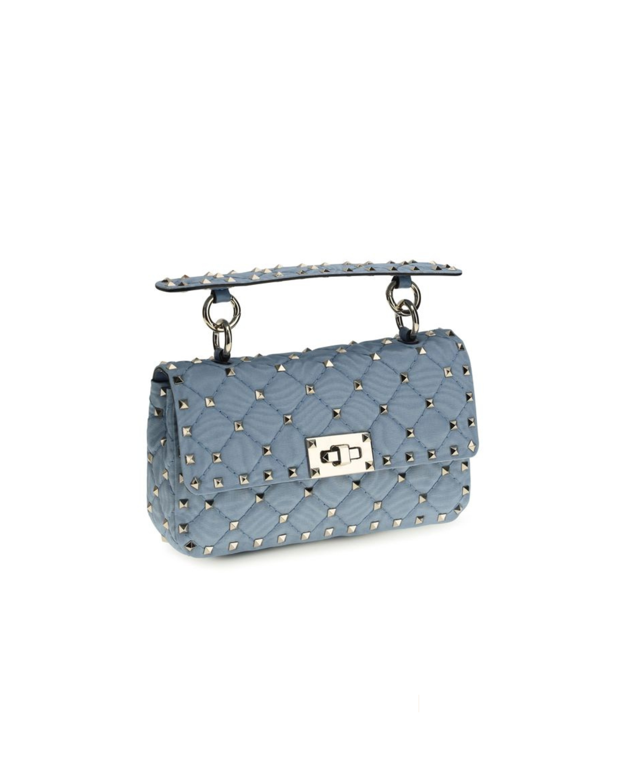 Valentino Garavani – Rockstud Spike Shoulder Bag Azzurro