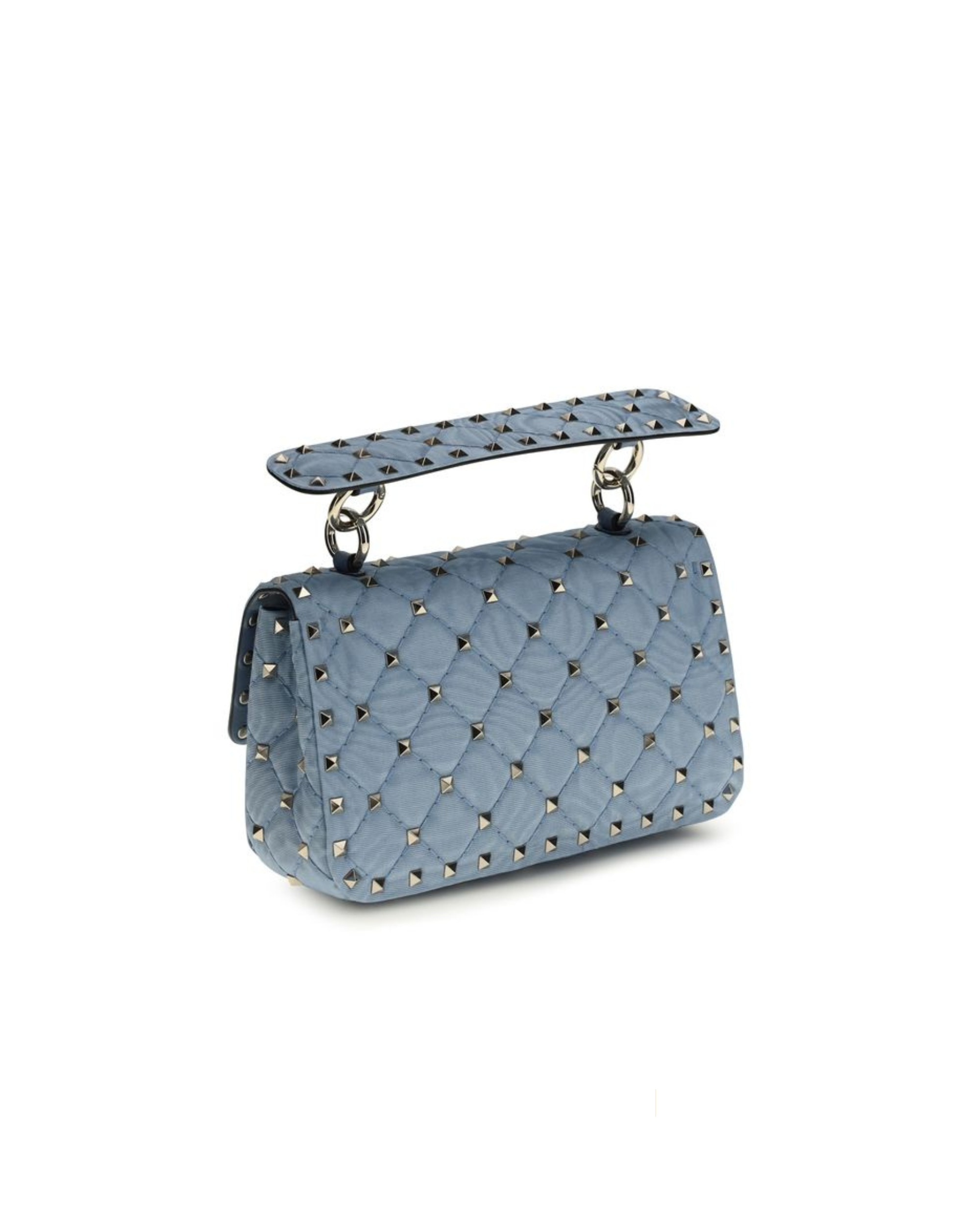 Valentino Garavani – Rockstud Spike Shoulder Bag Azzurro