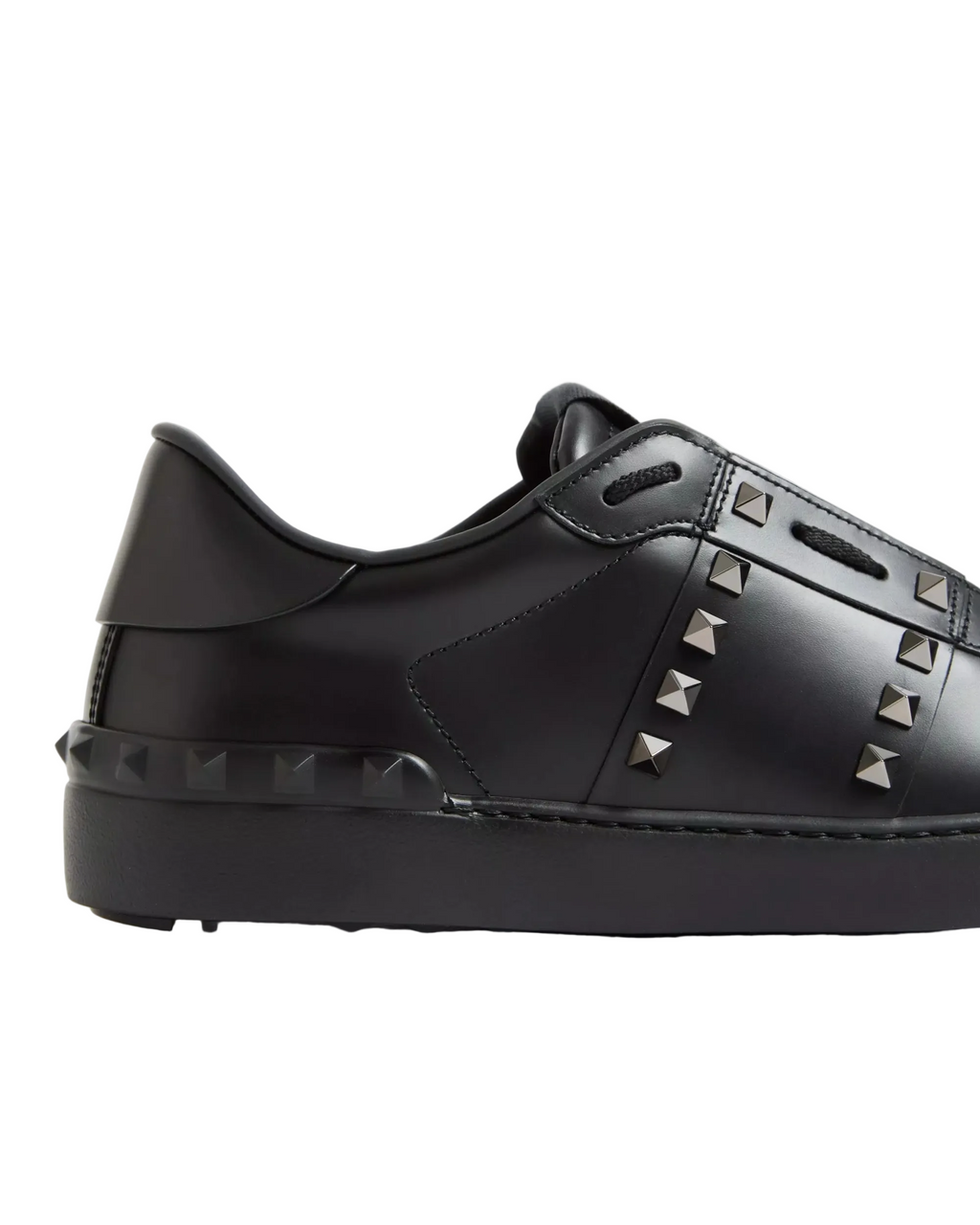 Valentino Garavani Rockstud Untitled Sneakers Nere in Pelle