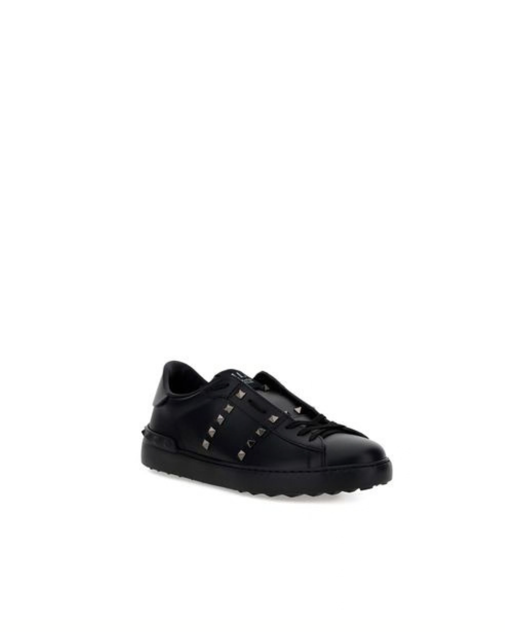Valentino Garavani Rockstud Untitled Sneakers Nere in Pelle