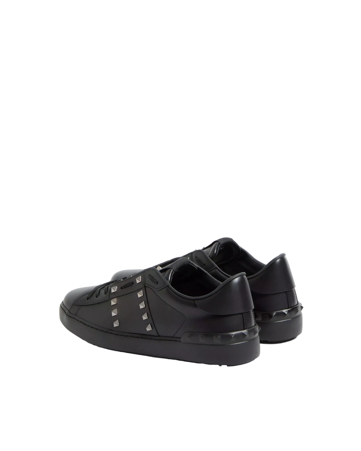 Valentino Garavani Rockstud Untitled Sneakers Nere in Pelle