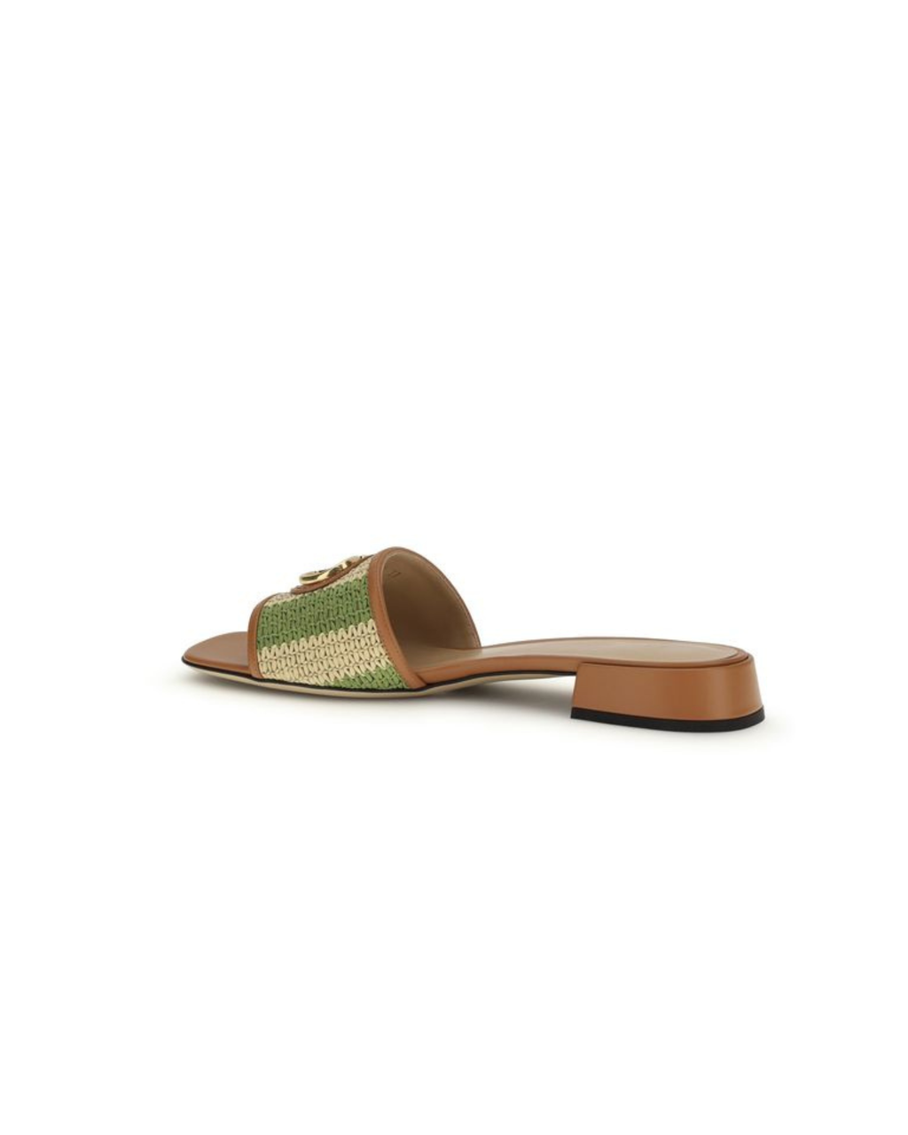 Valentino Garavani – Sandali Slide VLogo Signature in Raffia