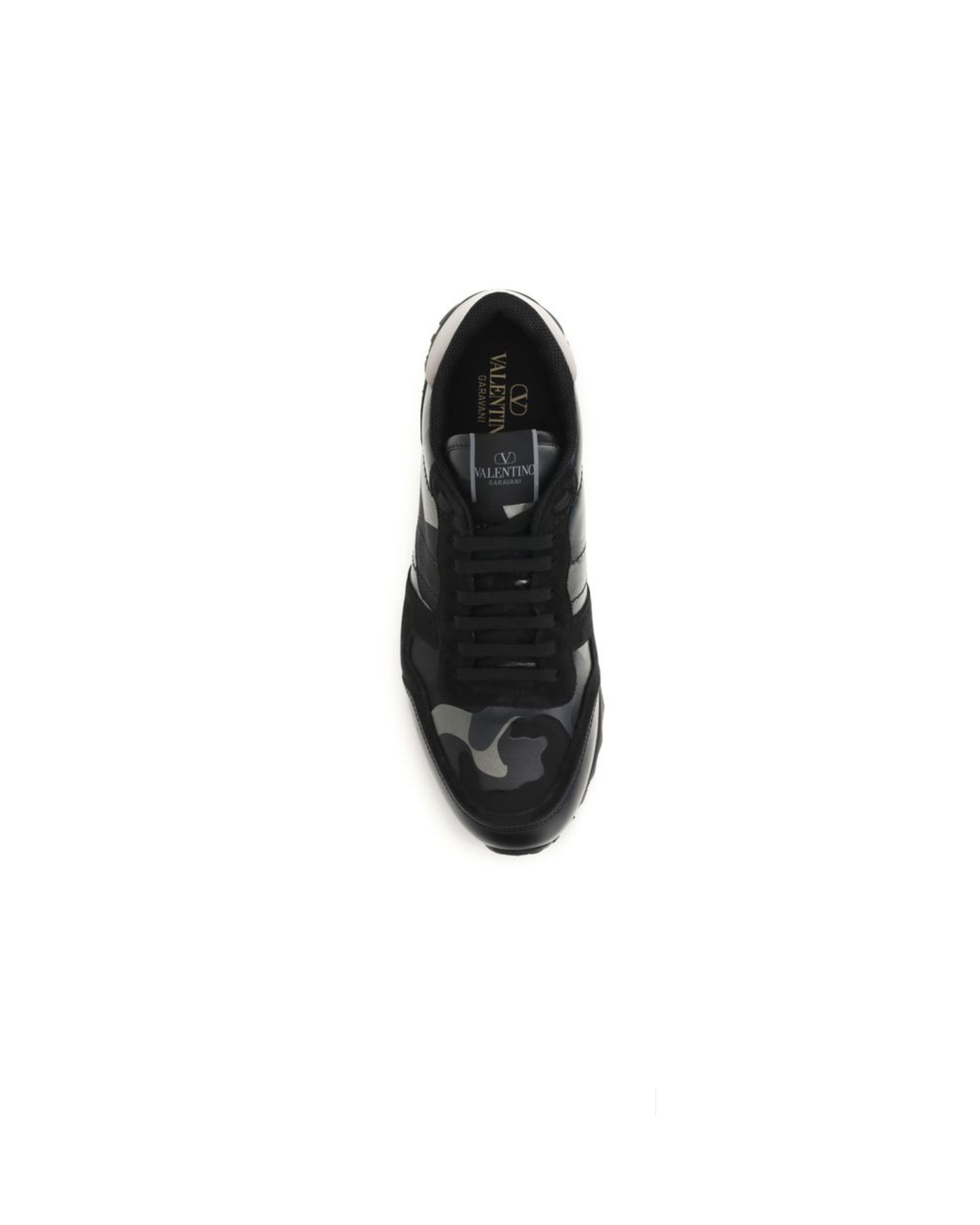 Valentino Garavani – Sneakers Rockrunner Camouflage Noir