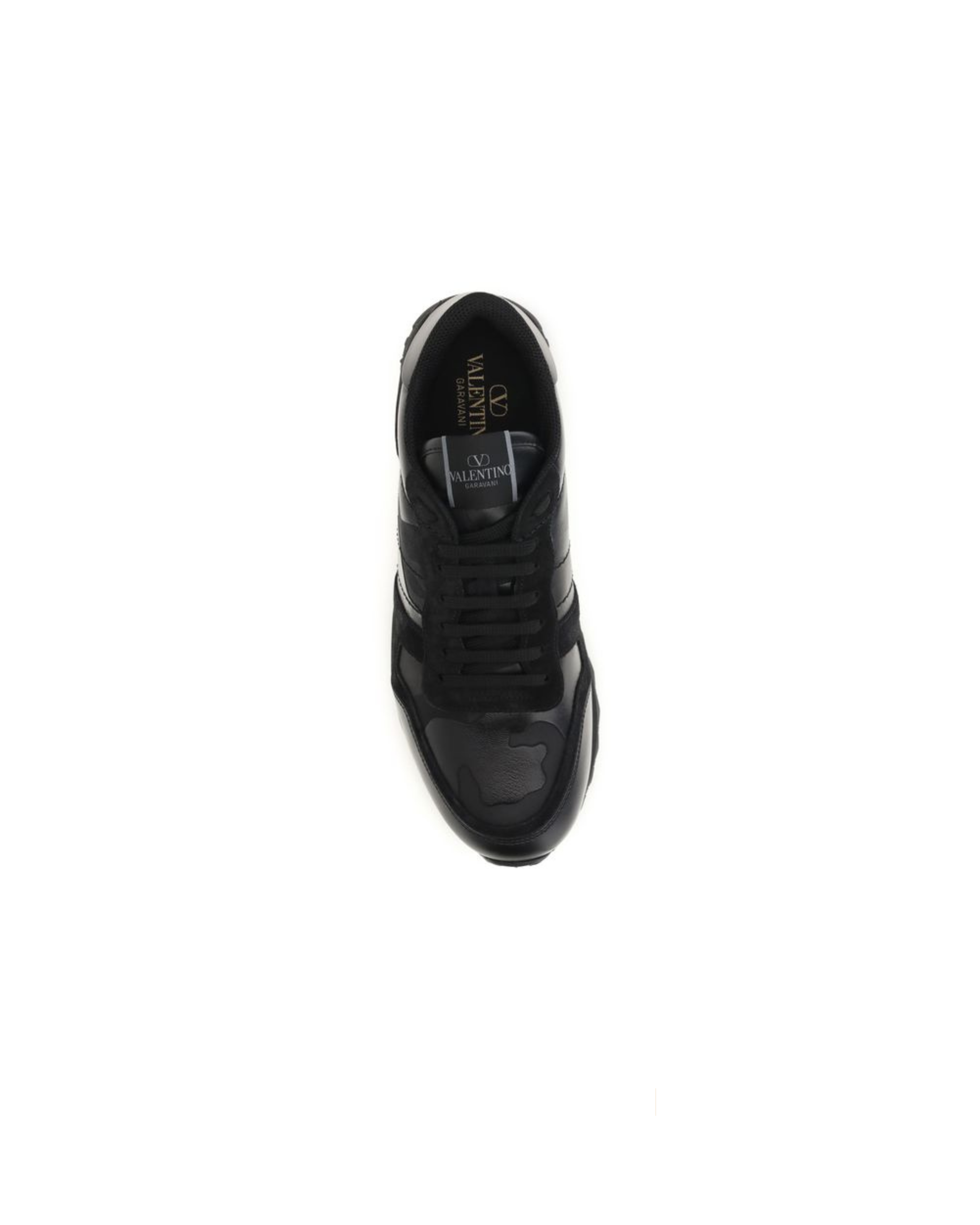 Valentino Garavani – Sneakers Rockrunner Camouflage in Tessuto e Pelle