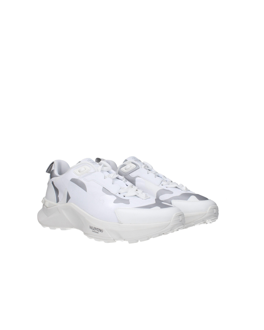 Valentino Garavani – Sneakers Sportive in Tessuto Tecnico Camouflage