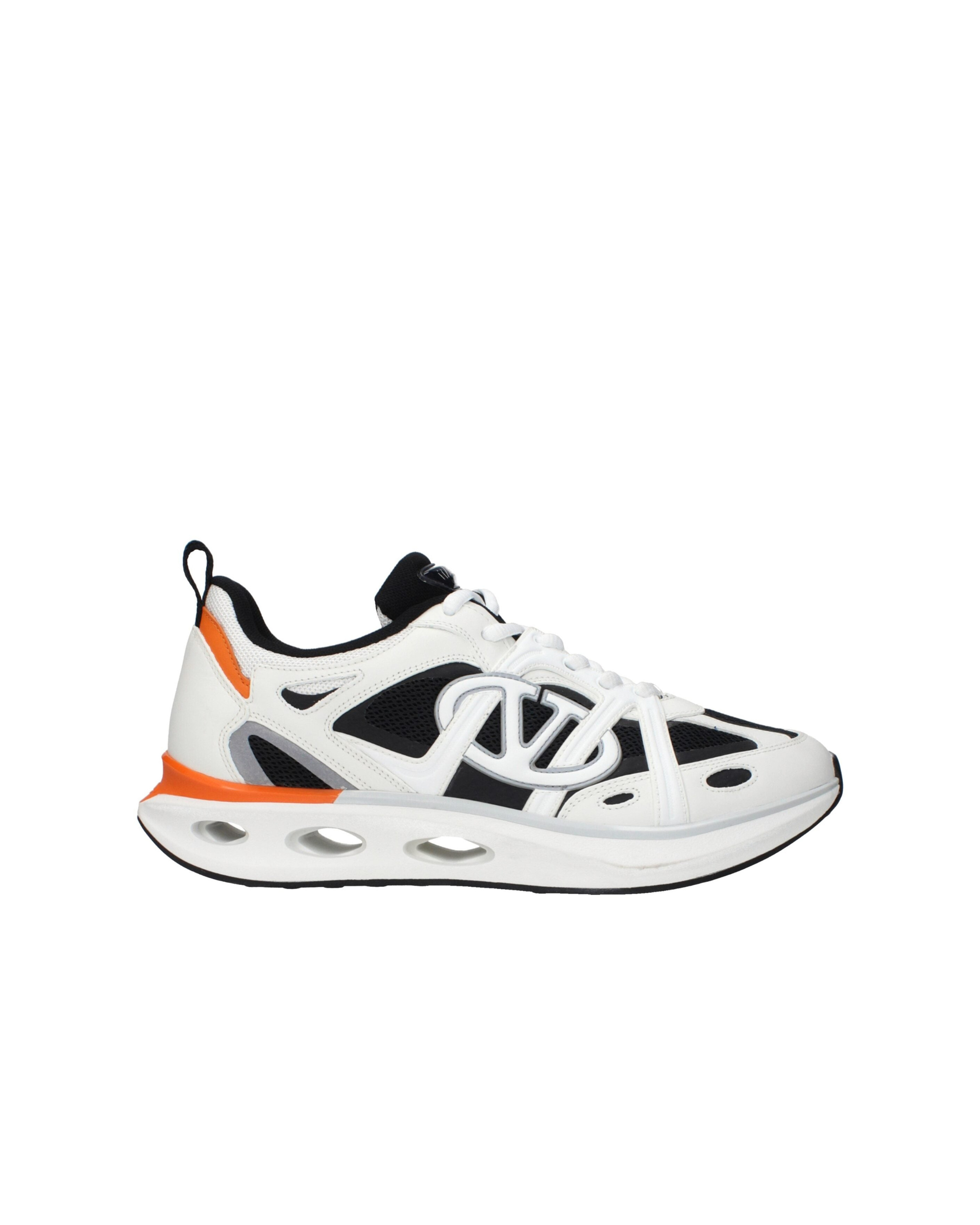 Valentino Garavani – Sneakers in Tessuto Tecnico e Pelle con Maxi VLogo