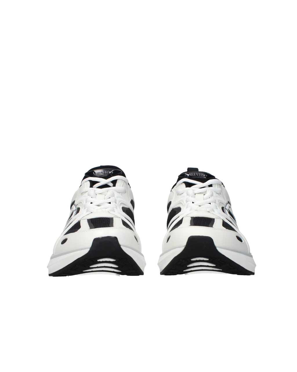 Valentino Garavani – Sneakers in Tessuto Tecnico e Pelle con Maxi VLogo
