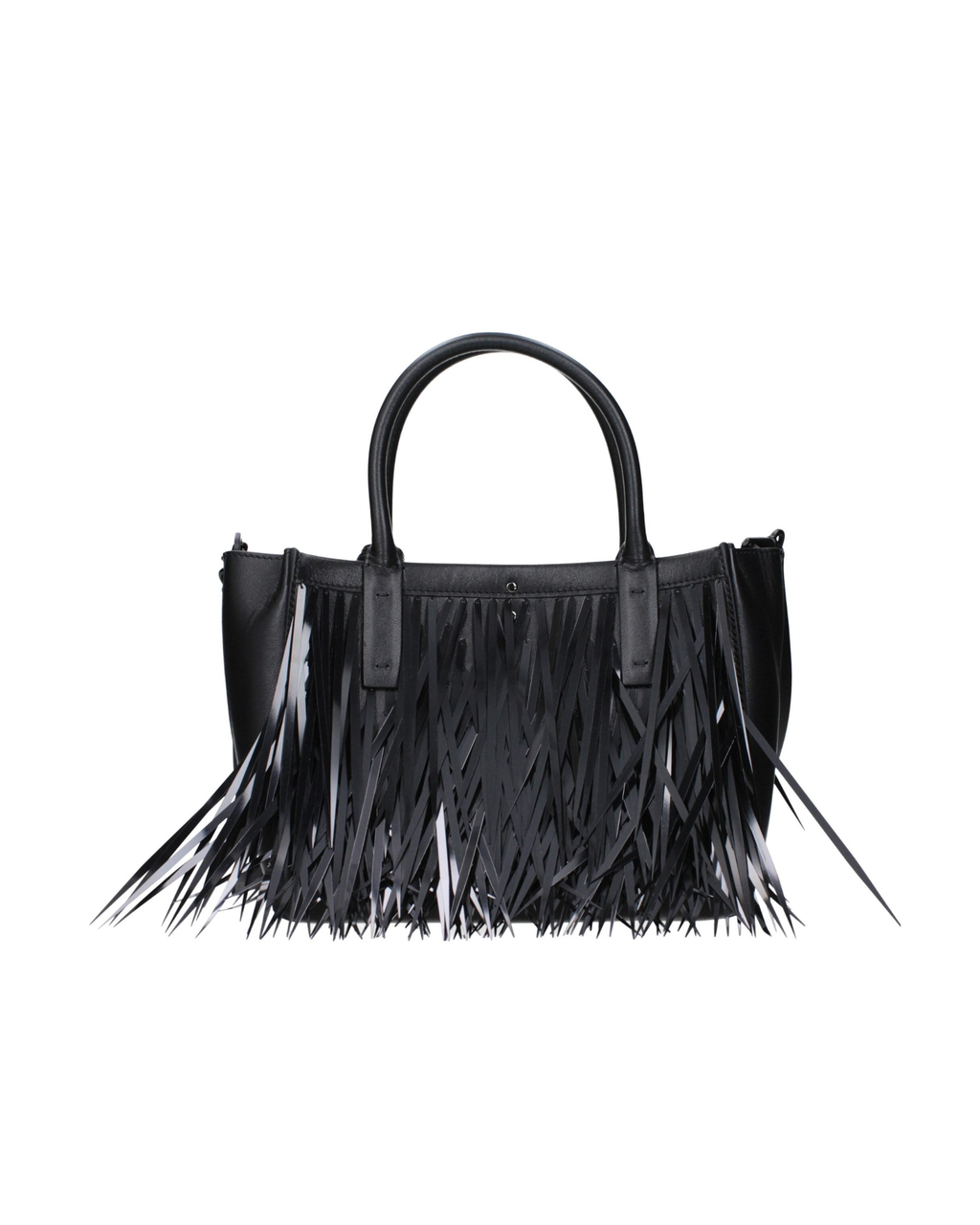 Valentino Garavani – VLogo Fringe Leather Mini Tote Bag