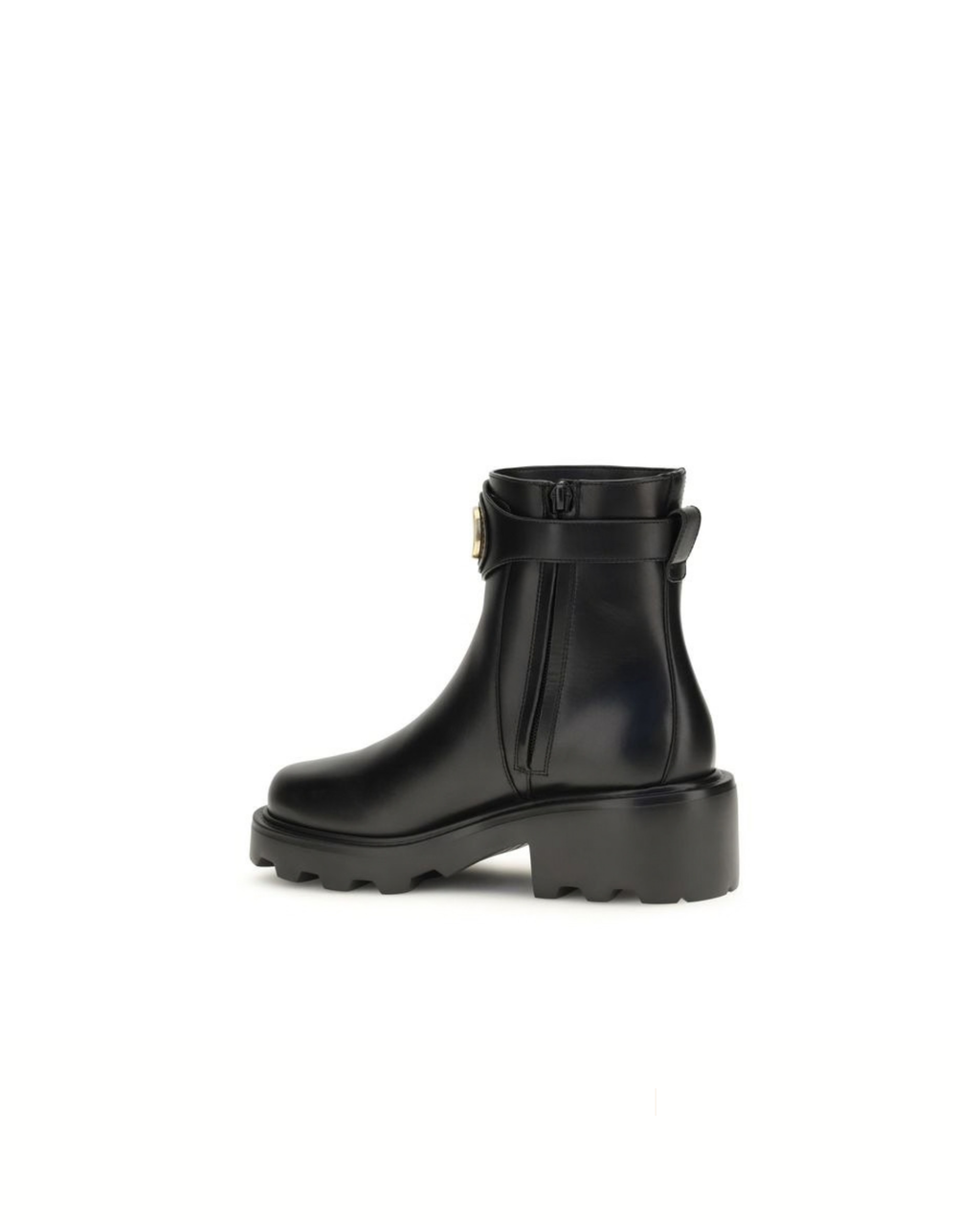 Valentino Garavani VLogo Signature Ankle Boots Neri in Pelle