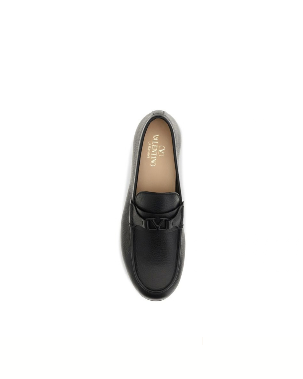 Valentino Garavani - VLogo Signature Mocassini in Pelle di Cervo Nera