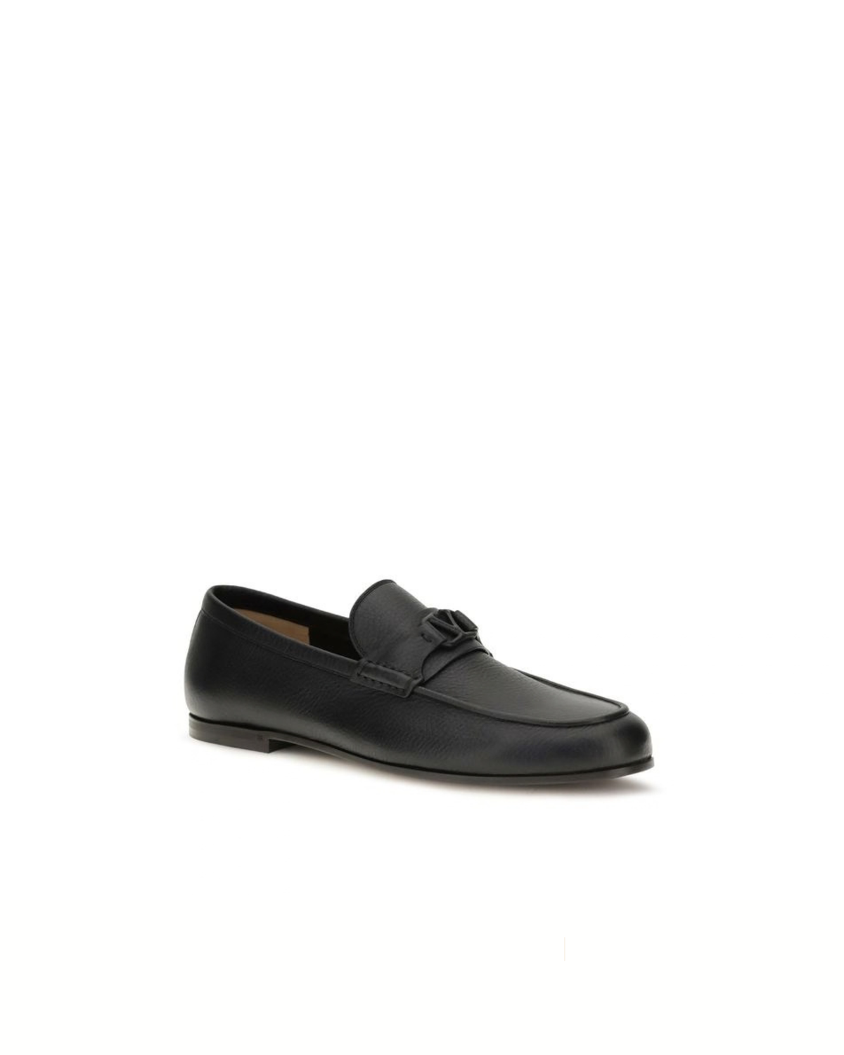Valentino Garavani - VLogo Signature Mocassini in Pelle di Cervo Nera