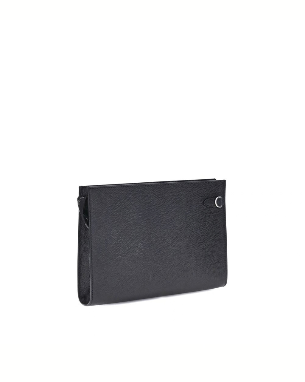 Valentino Garavani VLogo Signature Pouch in Pelle Nera