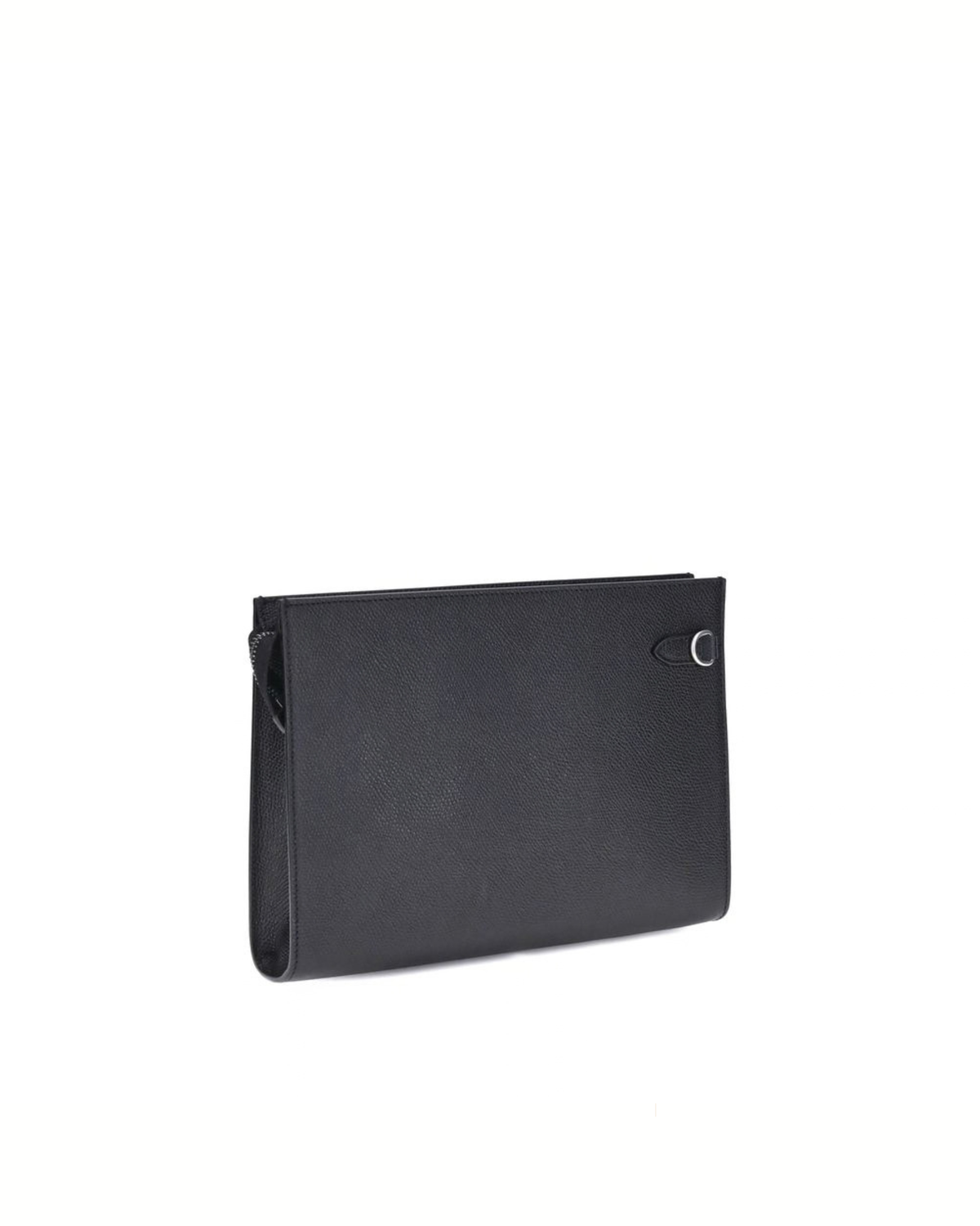Valentino Garavani VLogo Signature Pouch in Pelle Nera