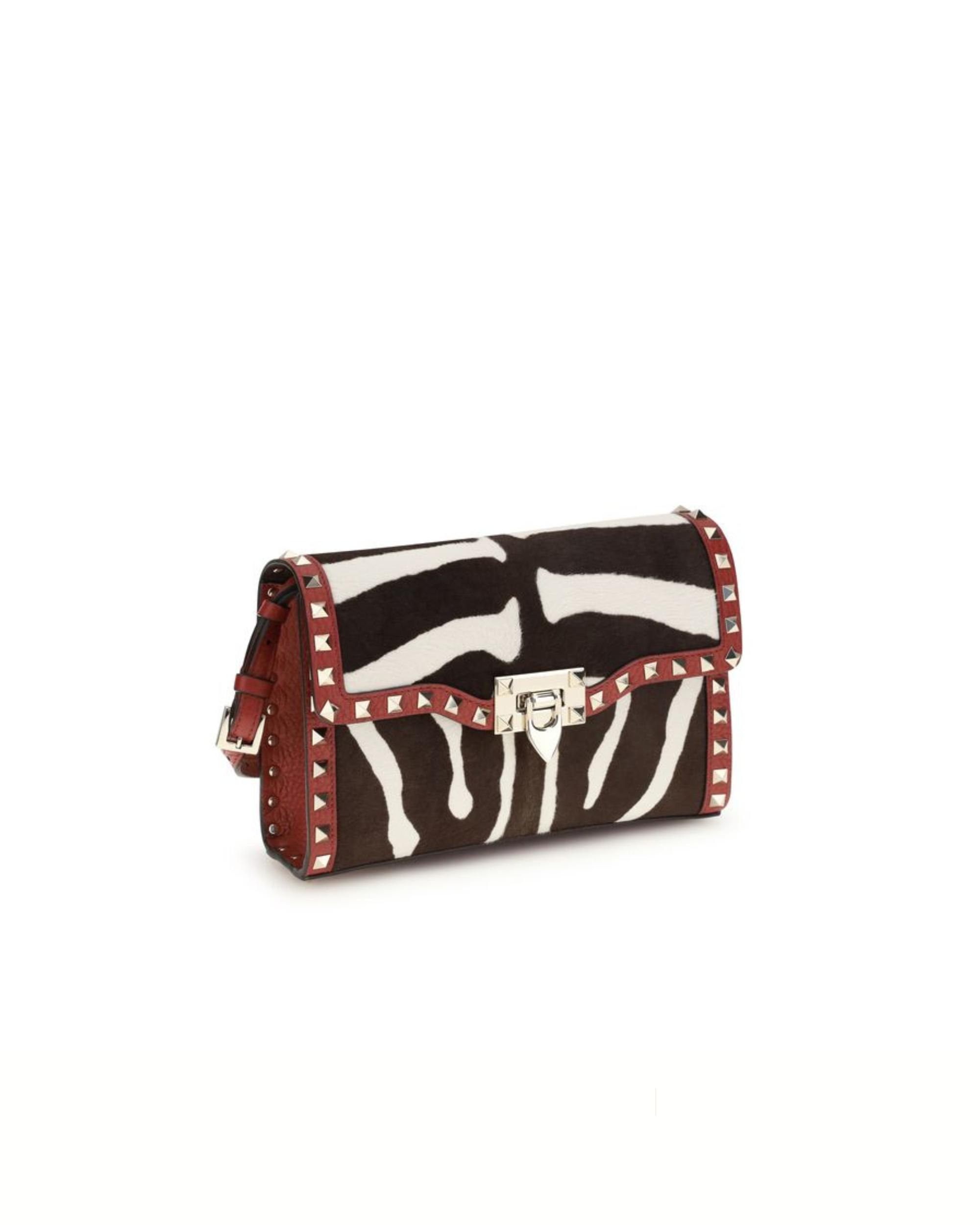 Valentino Garavani – Zebra Print Rockstud Shoulder Bag