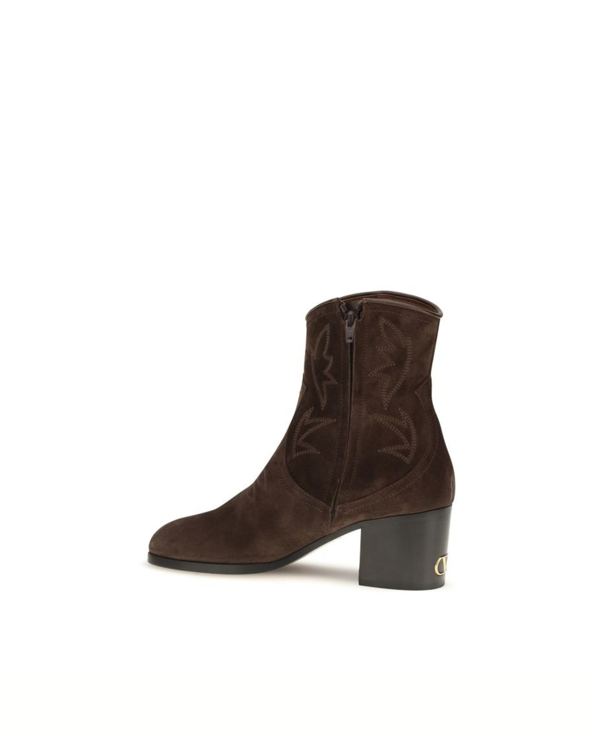 Valentino Garavani - Zimmy Ankle Boots in Suede Marrone