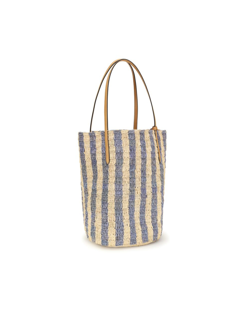 Valentino Garavani – Bucket Bag in Raffia a Righe