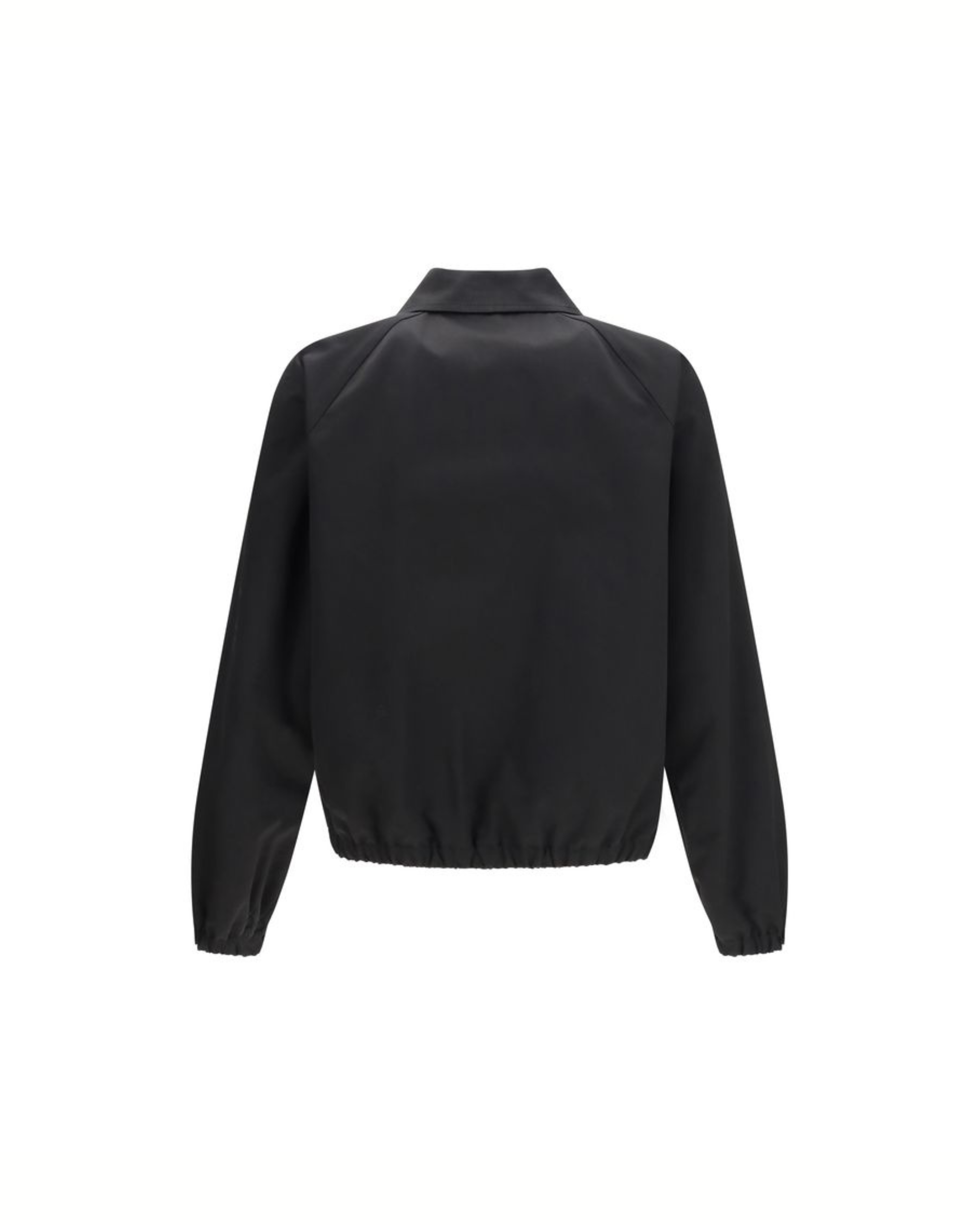 Valentino Giacca con Colletto e Zip in Cotone Nero