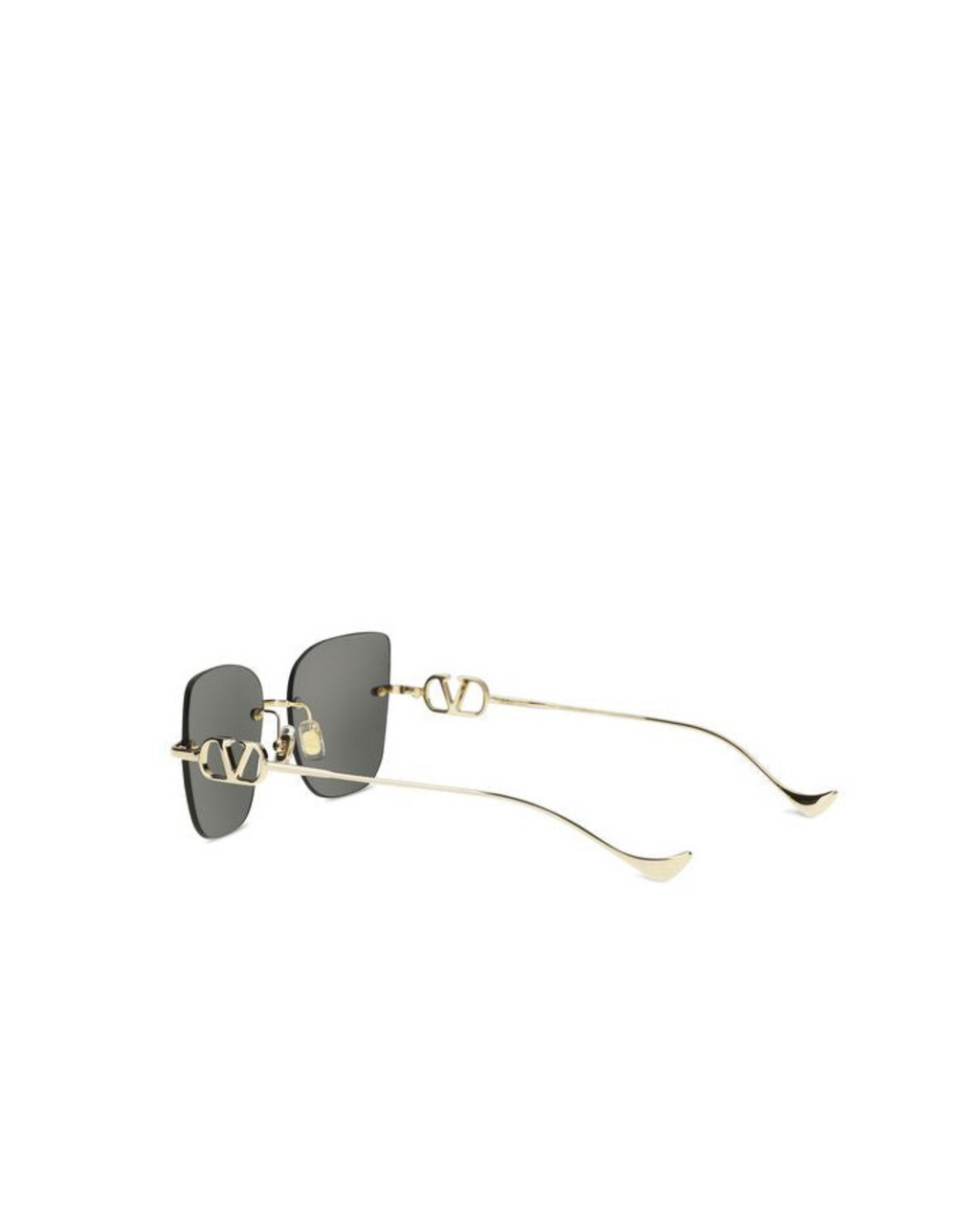 Valentino Garavani – Occhiali da Sole Geometric Metal VLogo Black