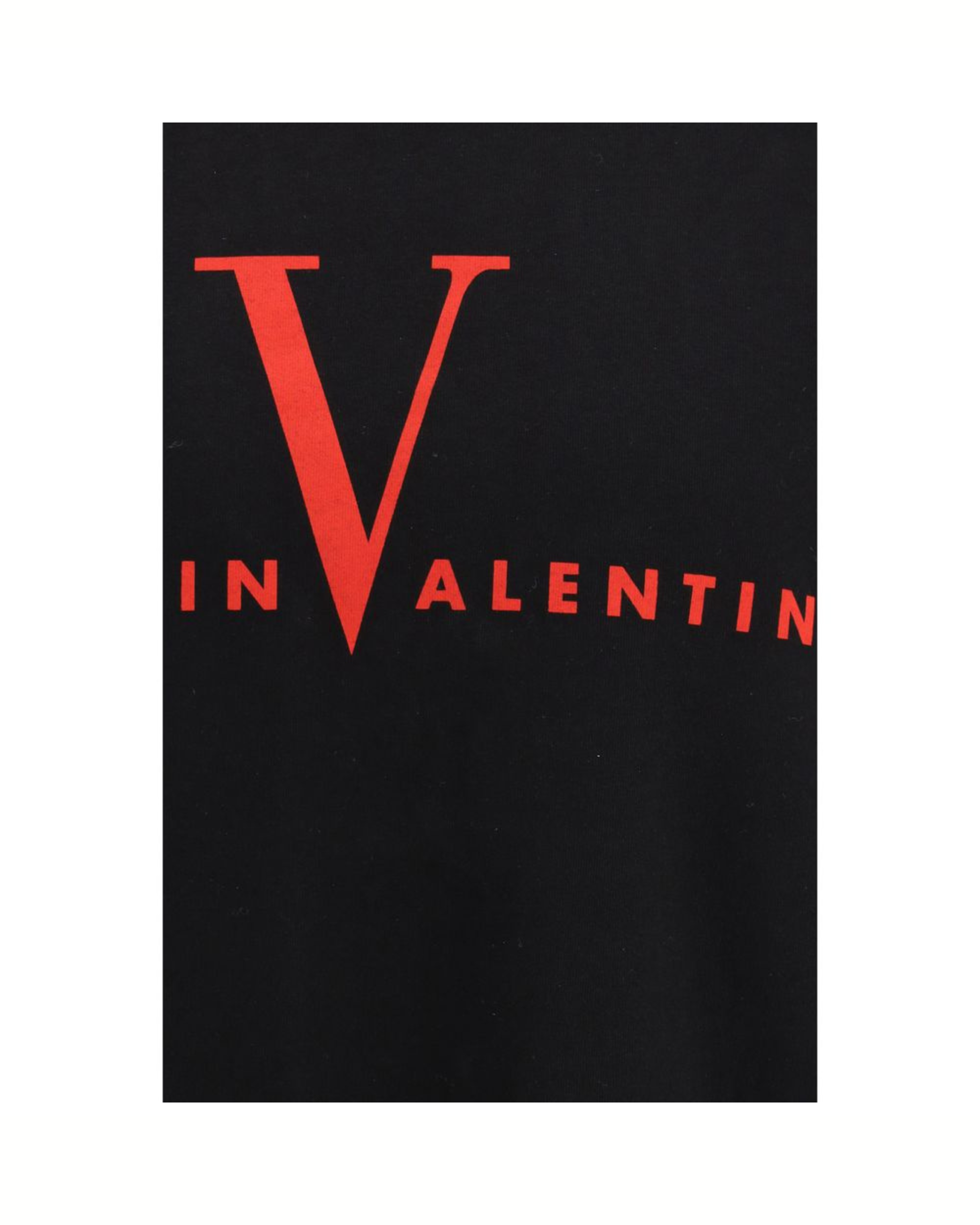 Valentino T-Shirt “Made in Valentino” Nera