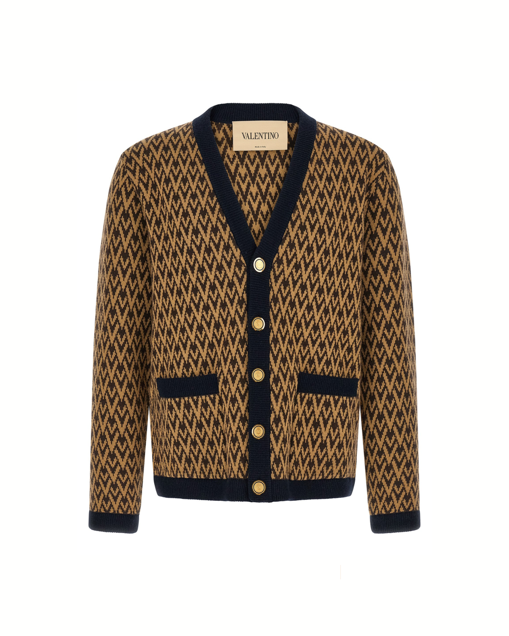Valentino Toute La V Cashmere Cardigan