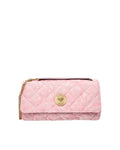 Versace – Barocco Quilted Chain Shoulder Bag Pink Large