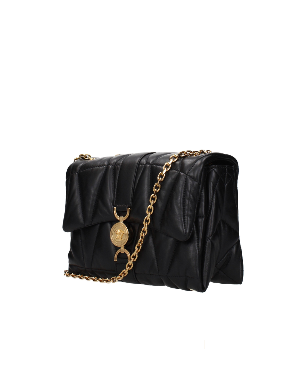Versace – Borsa a Spalla Medusa Trapuntata Donna