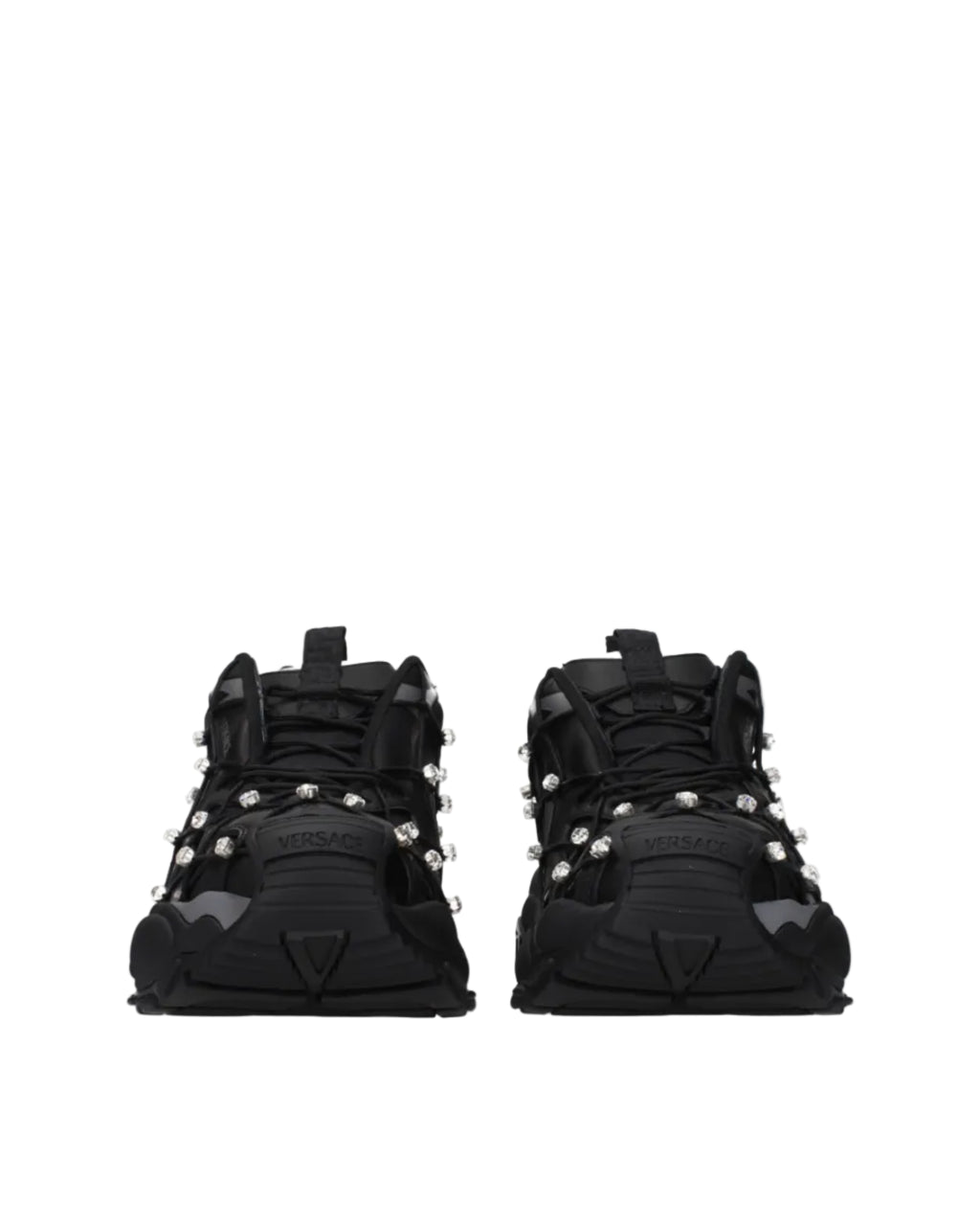Versace – Crystal Embellished Sneakers Black