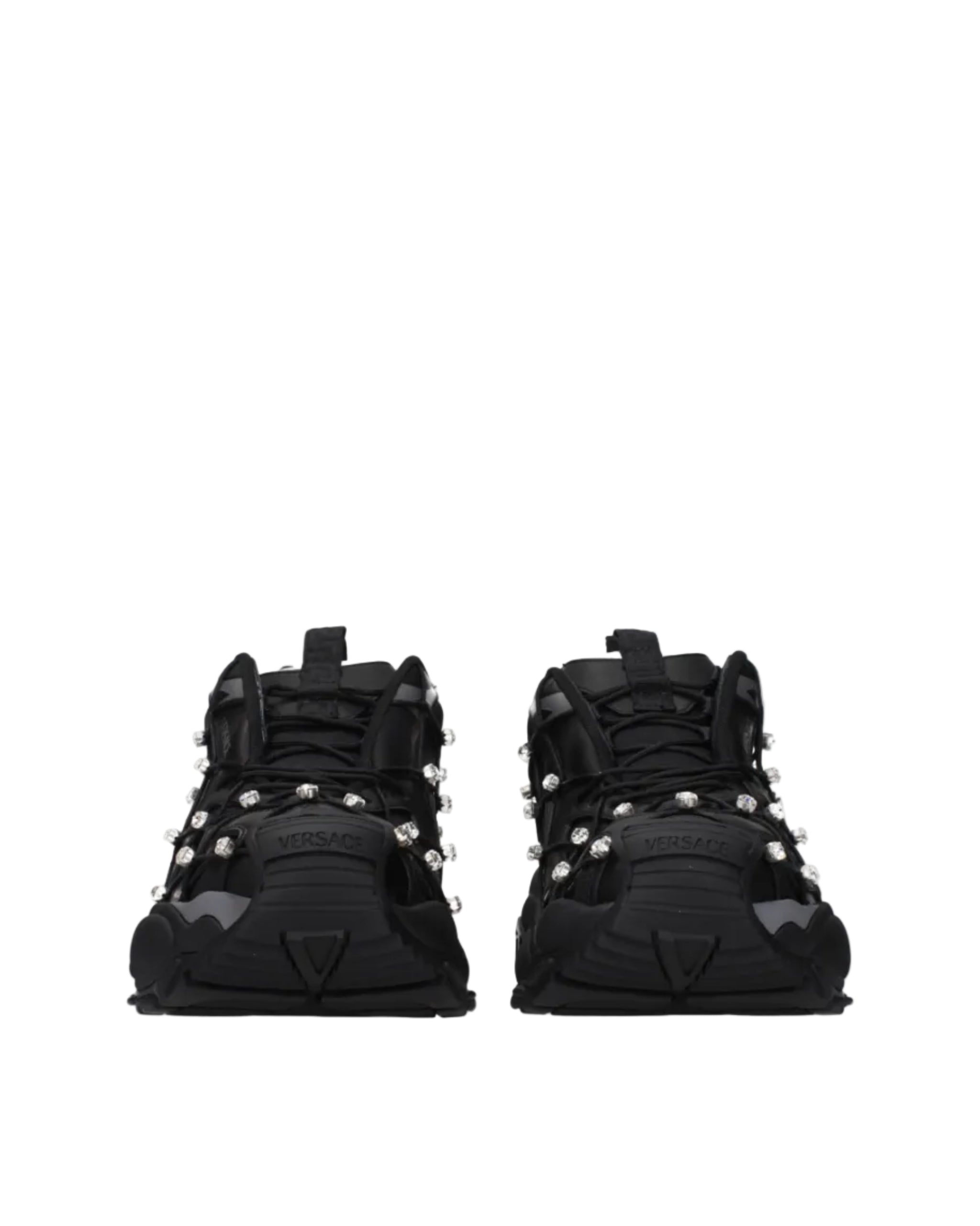 Versace – Crystal Embellished Sneakers Black