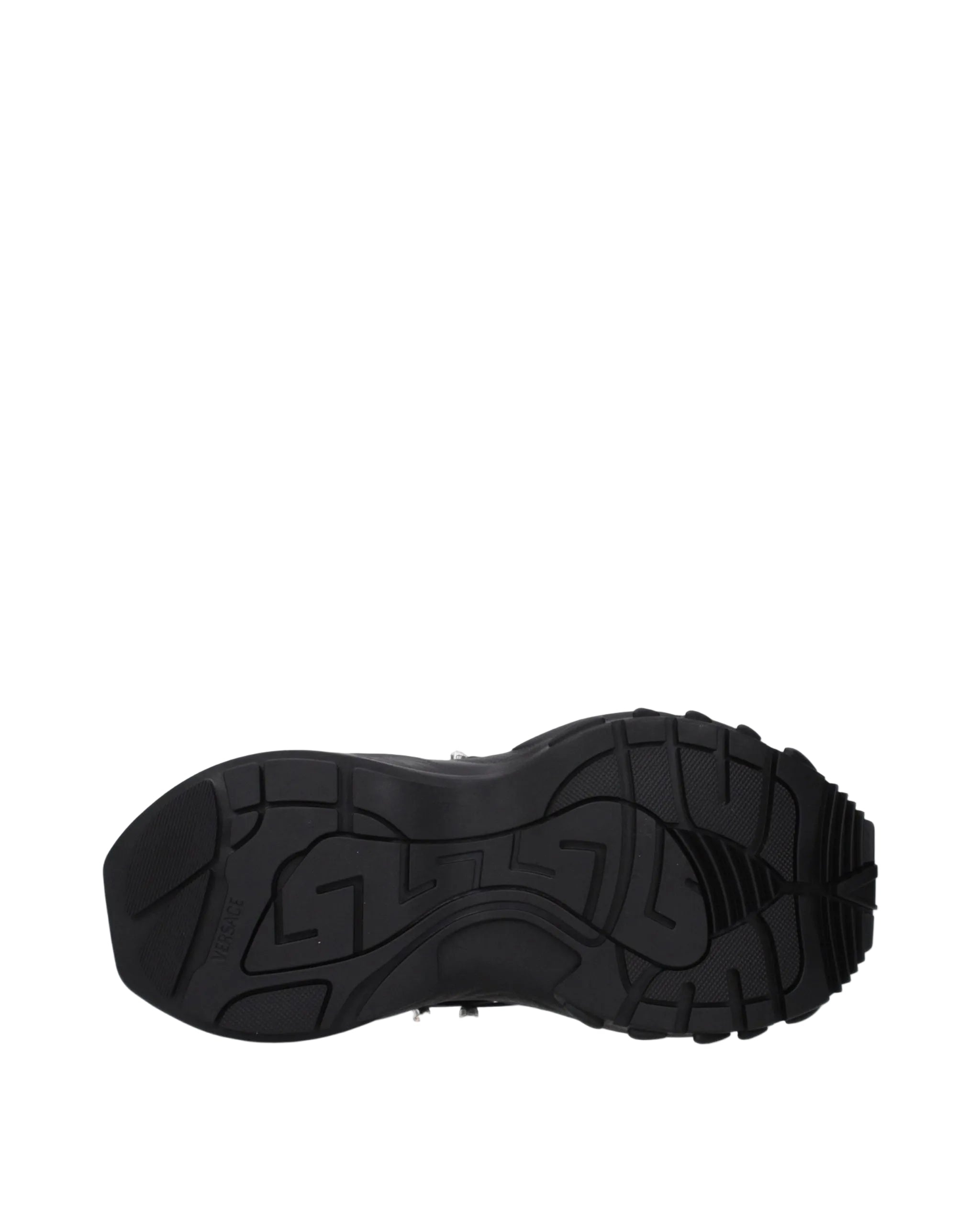 Versace – Crystal Rhinestone Sneakers Black
