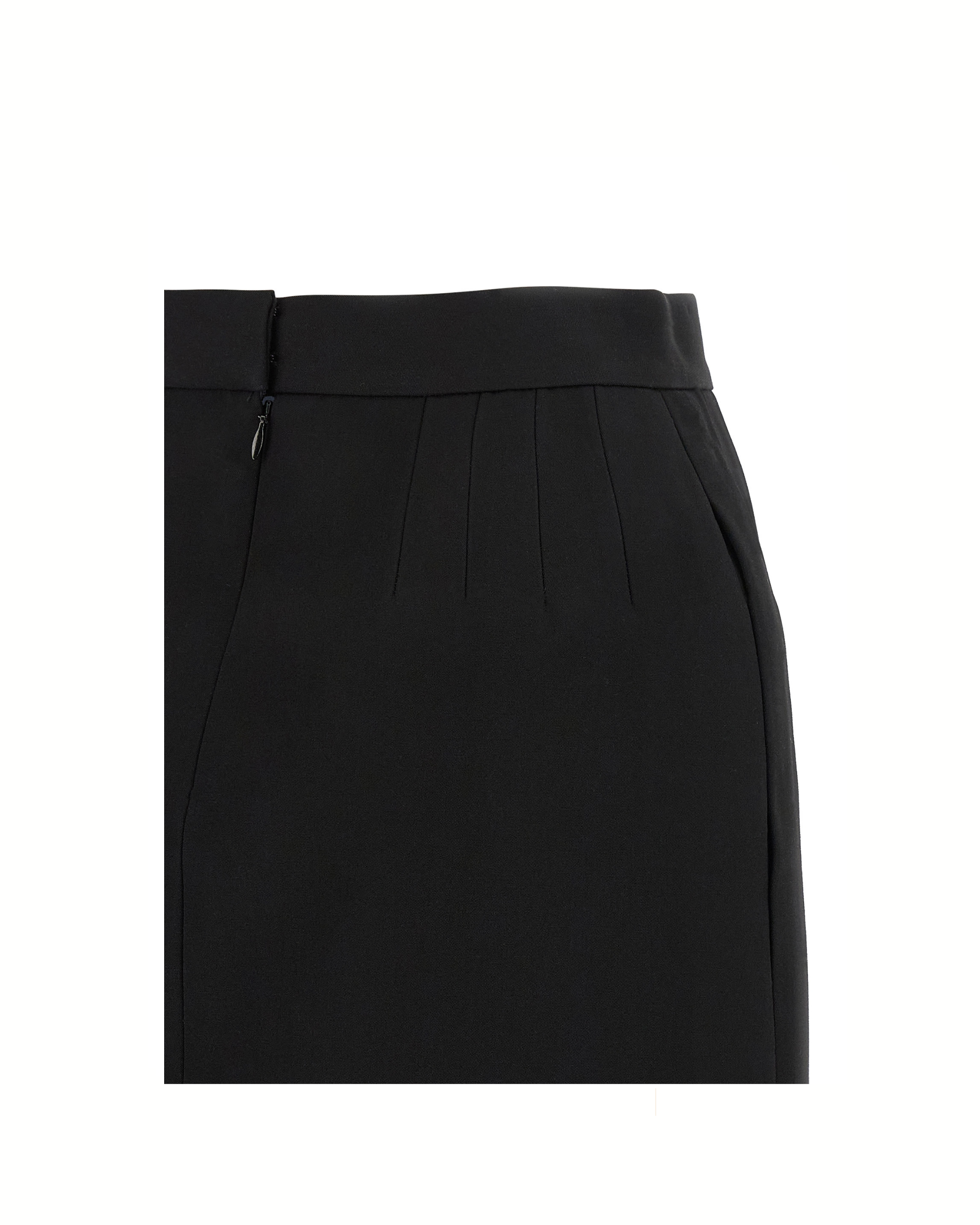Versace Grain de Poudre Medusa Cut-Out Mini Skirt