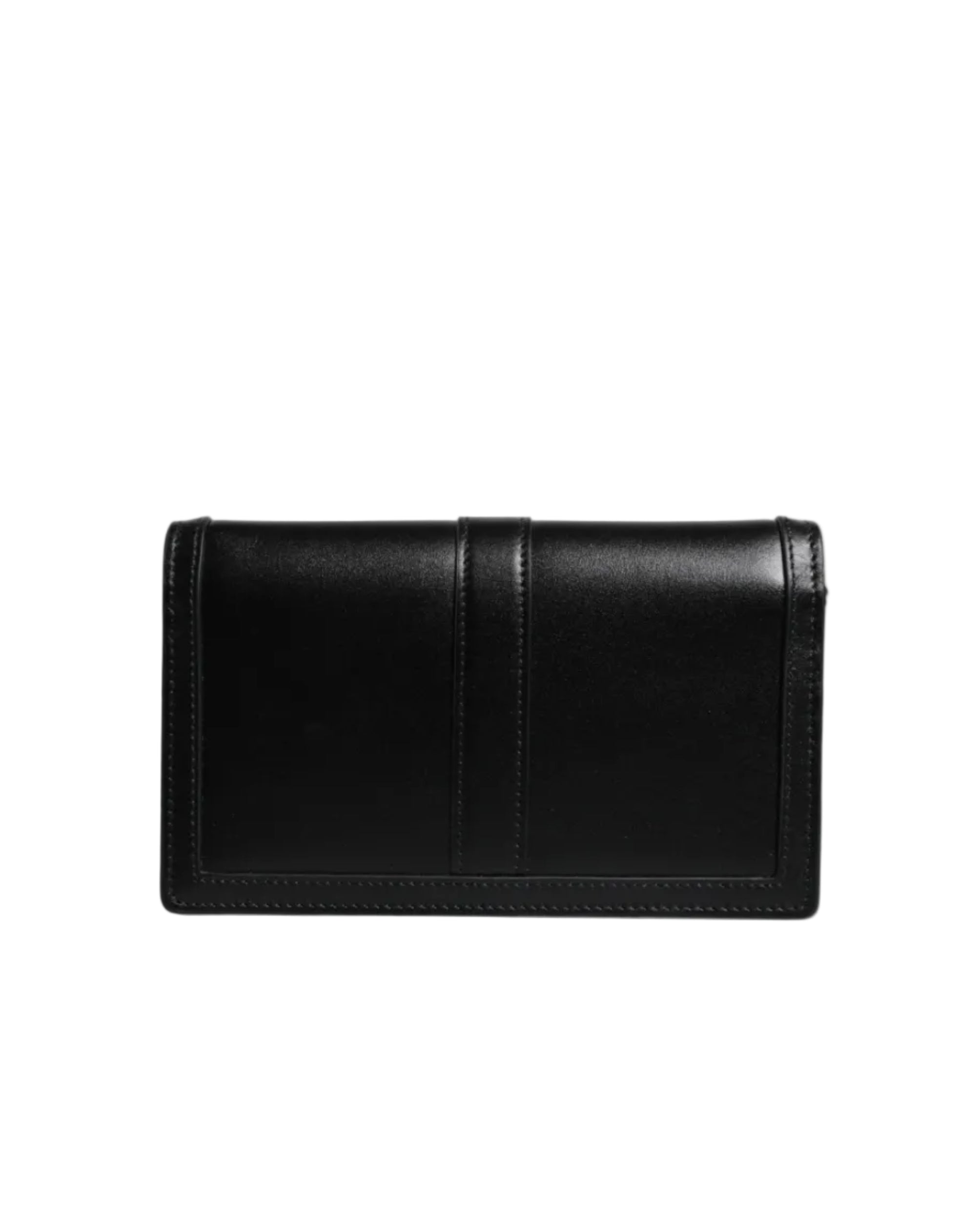 Versace – Greca Chain Leather Crossbody Bag Black