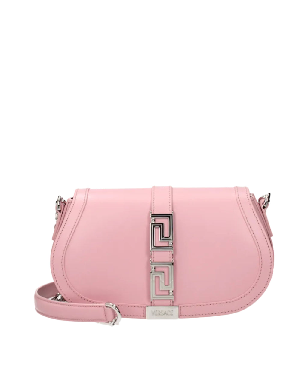 Versace – Greca Goddess Leather Shoulder Bag Pink
