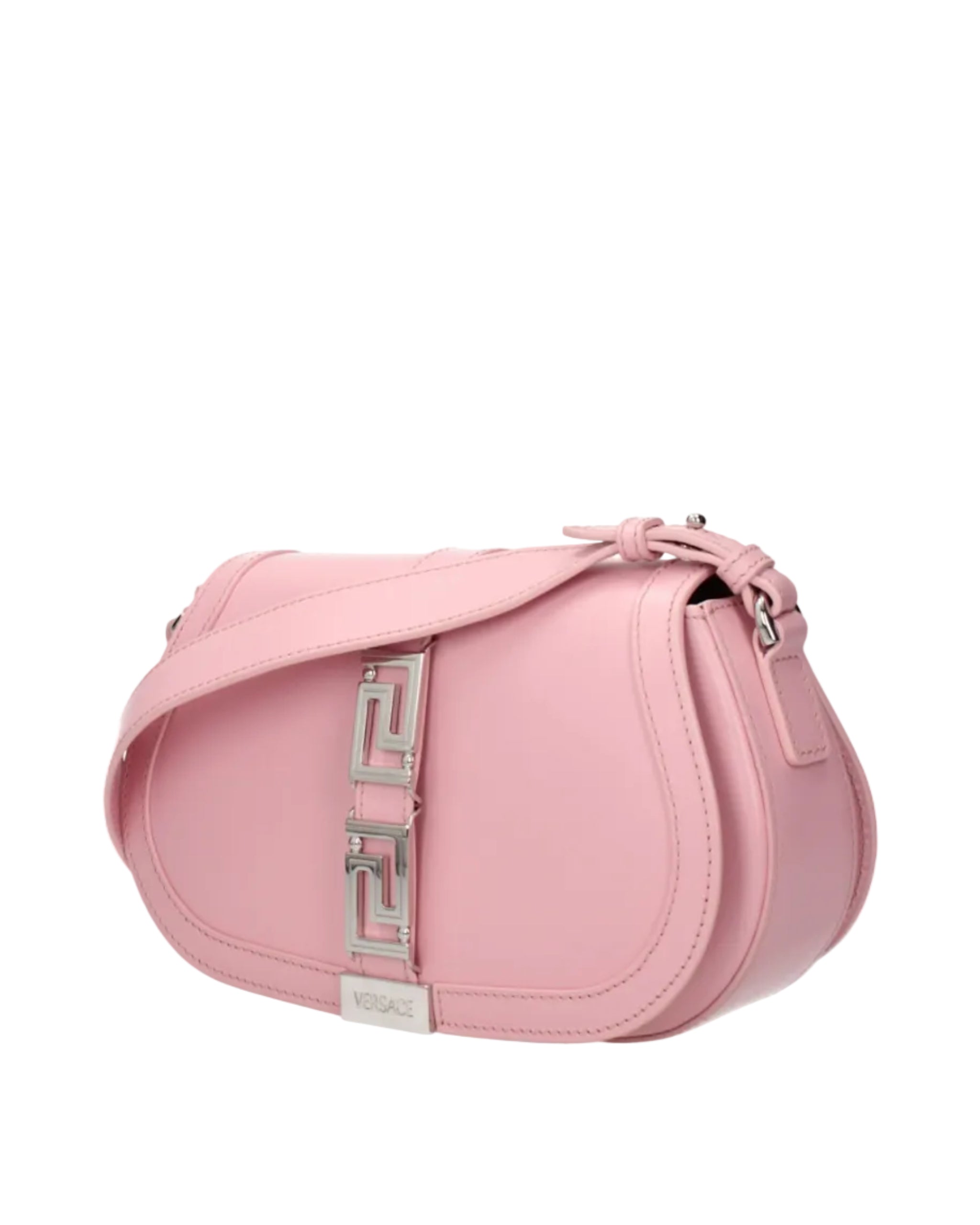 Versace – Greca Goddess Leather Shoulder Bag Pink